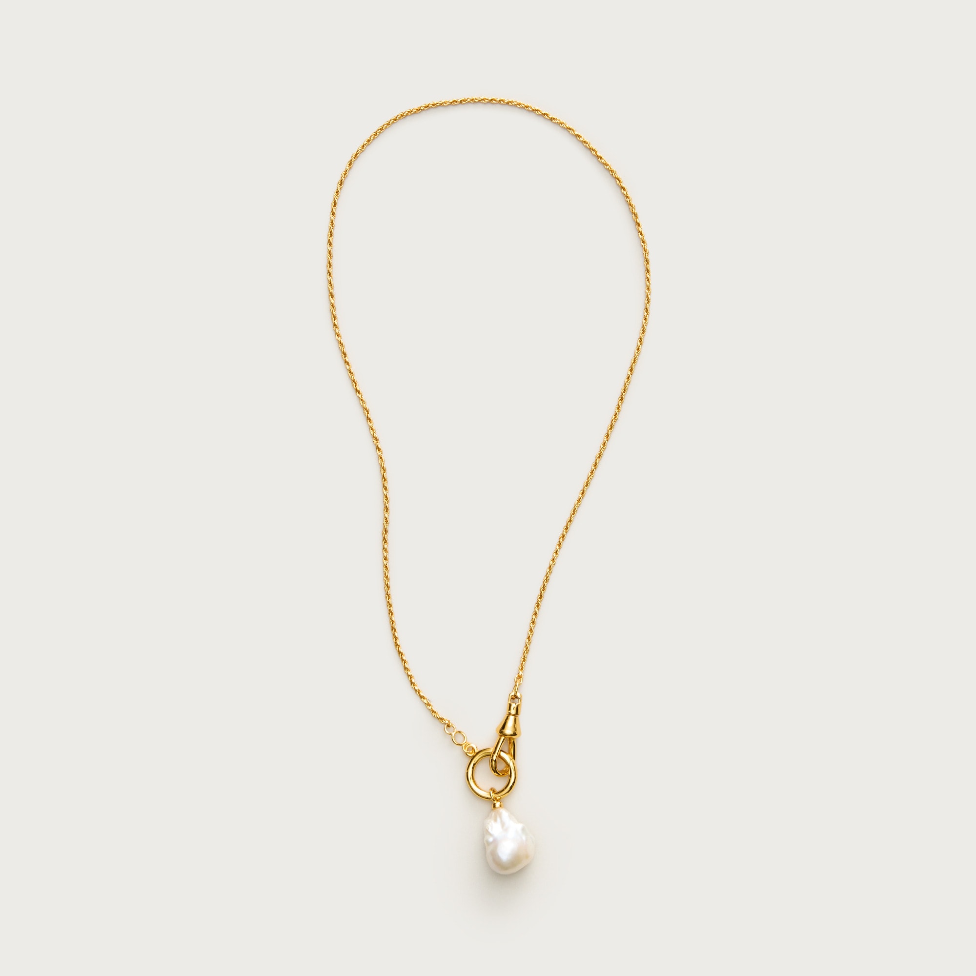 Carabiner pearl necklace from J.Crew - $59.50