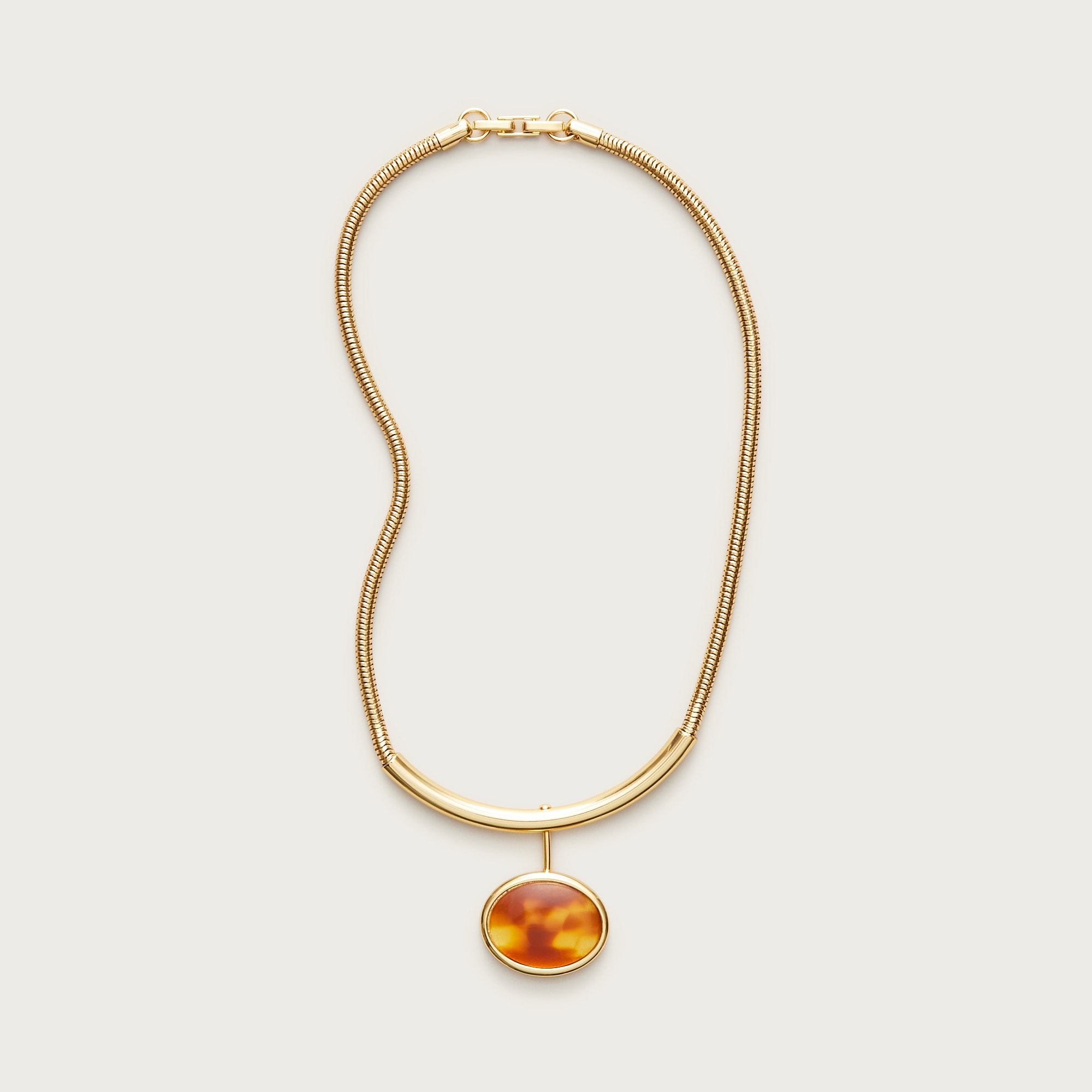 Snake chain pendant necklace