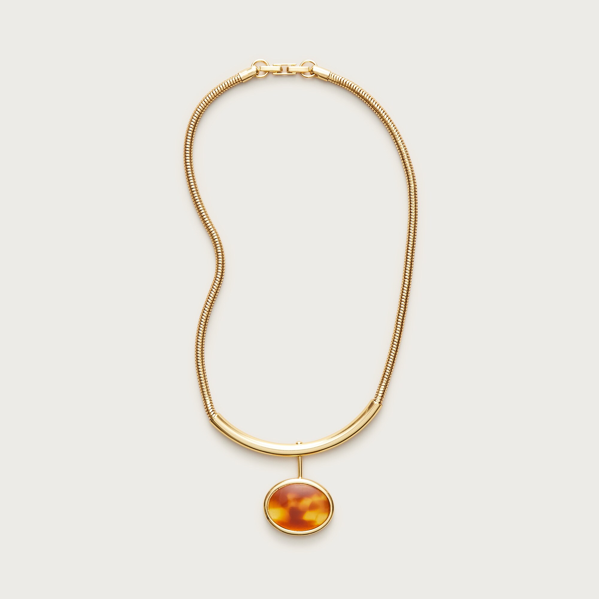 Snake chain pendant necklace
