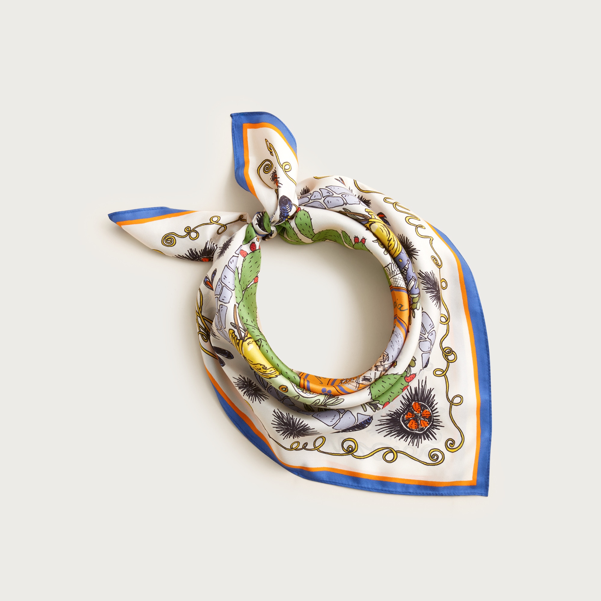 Masseria San Domenico X J.Crew Silk Bandana For Women | J.Crew