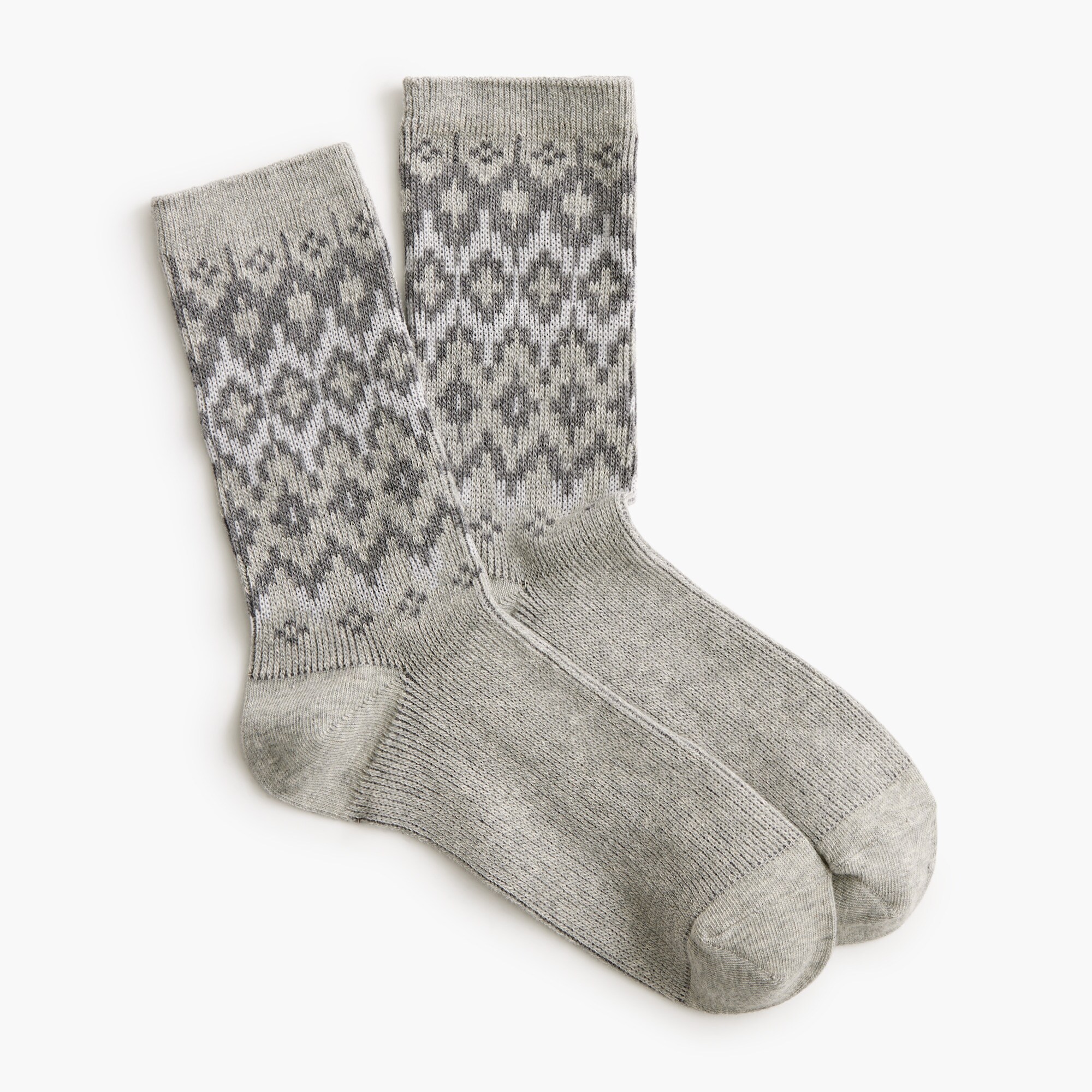 Fair Isle trouser socks