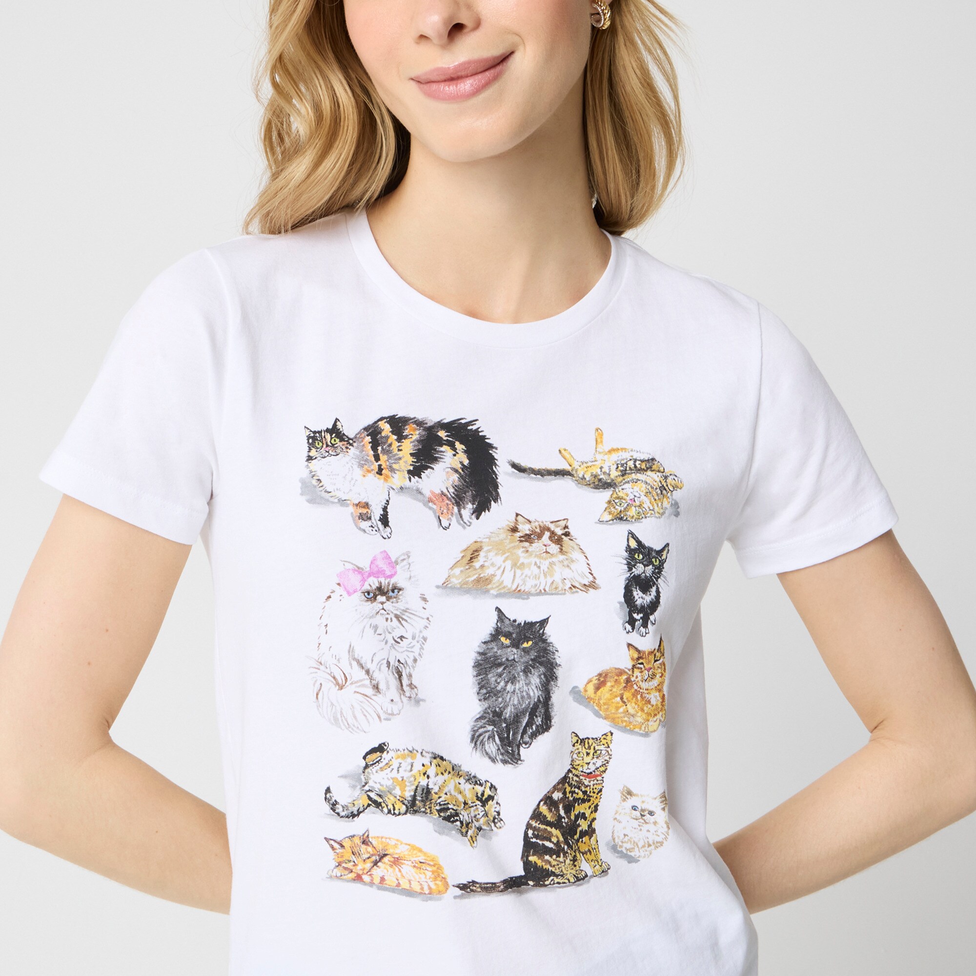 Cats graphic tee