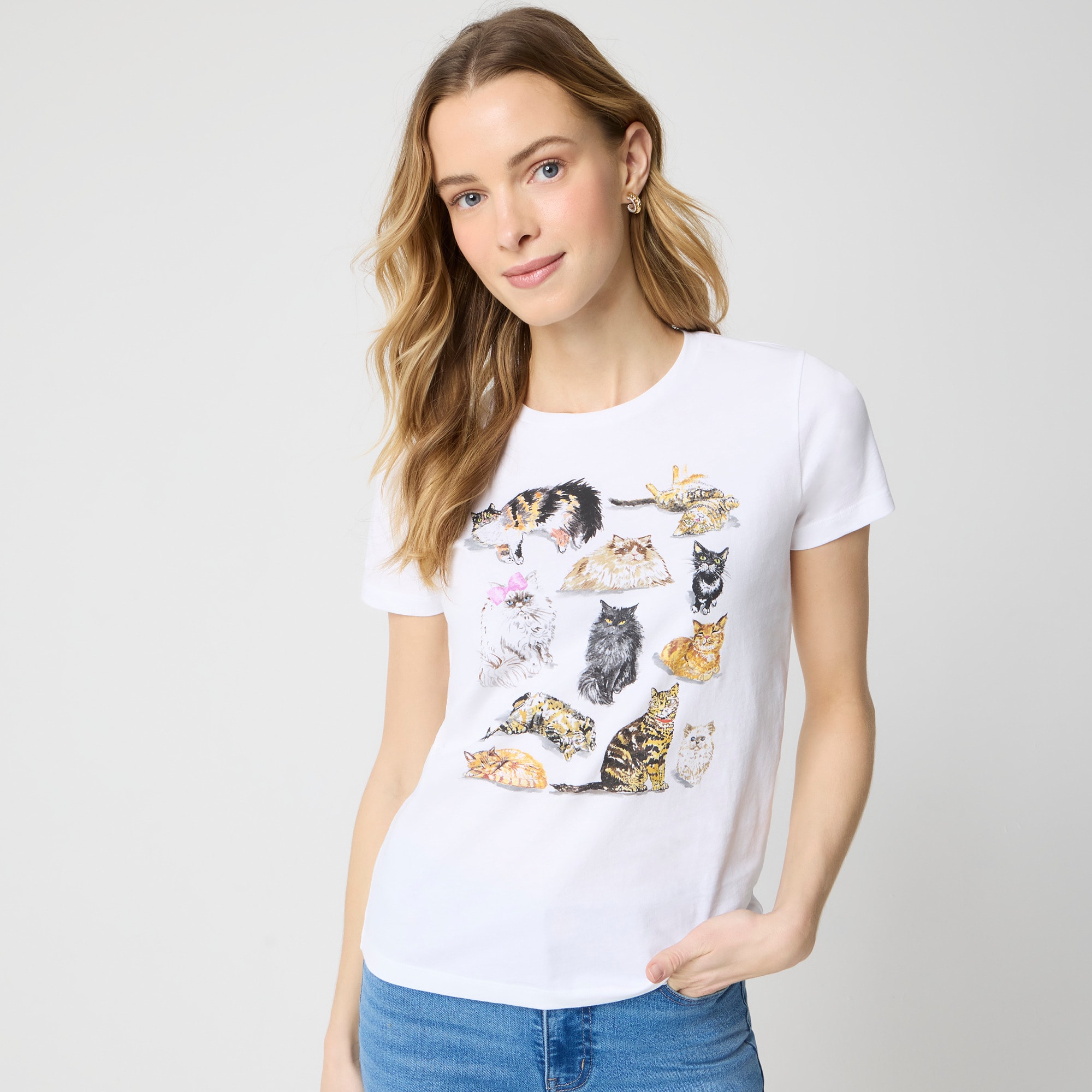Cats graphic tee