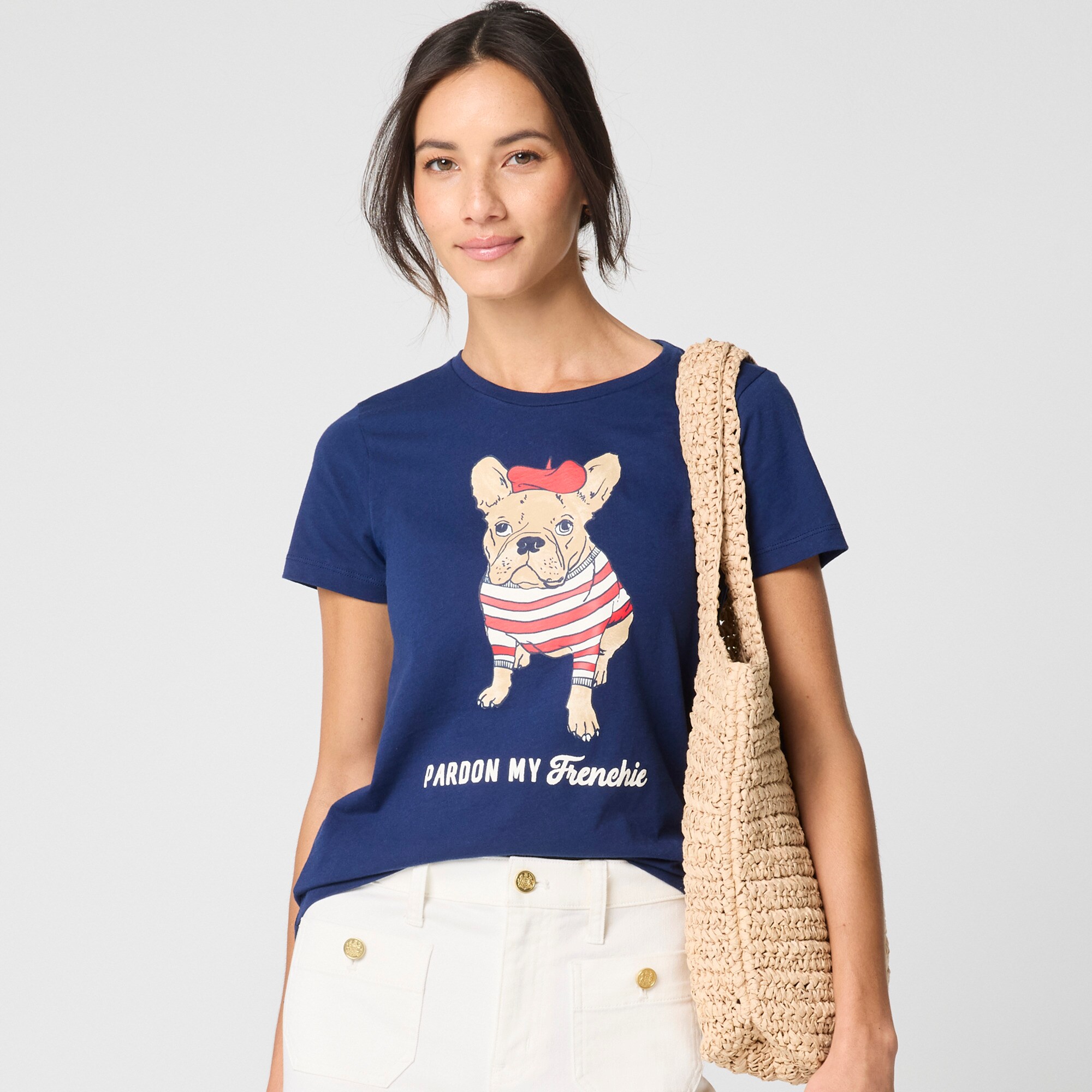  "Pardon my frenchie" graphic tee