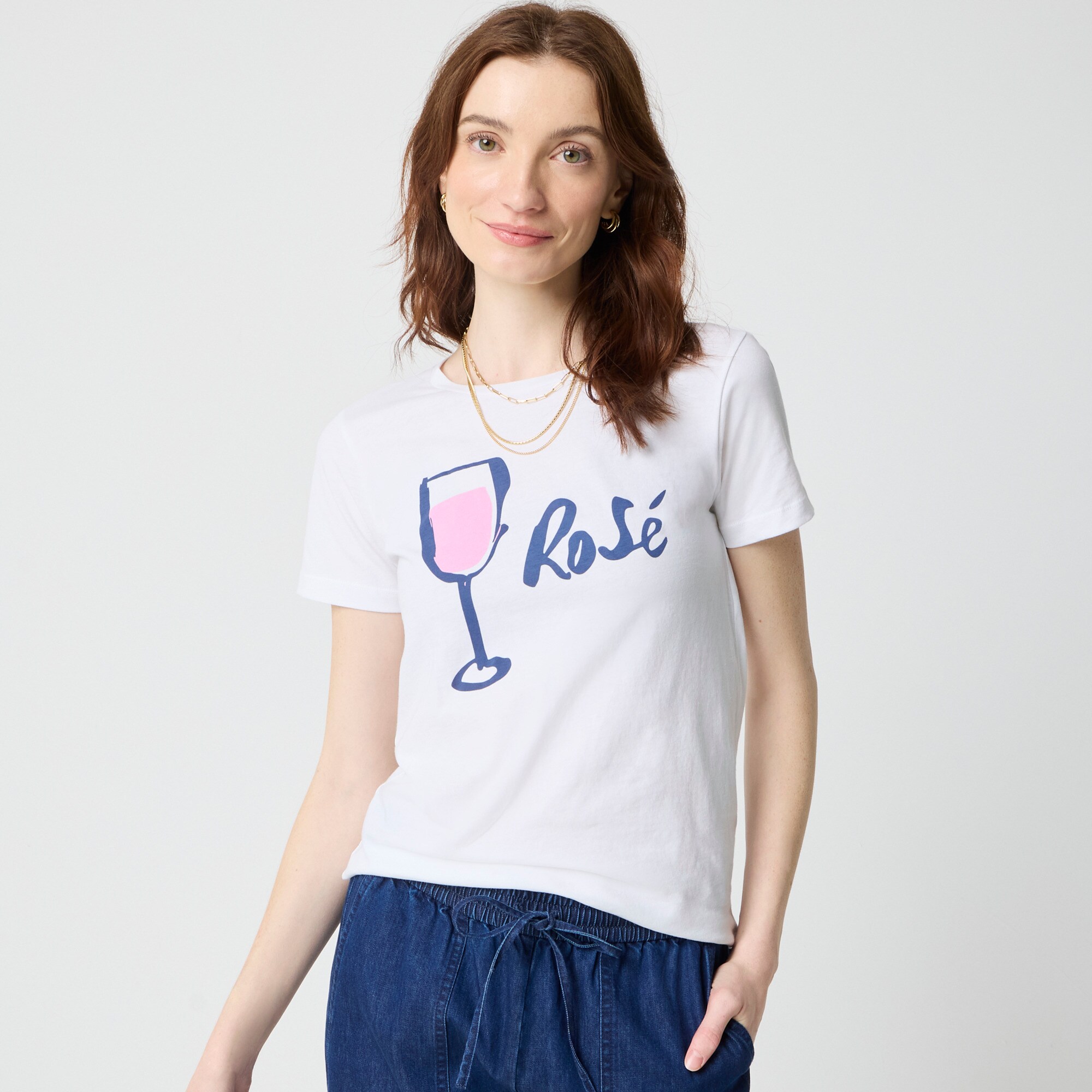  "Ros&eacute;" graphic tee