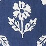 Short-sleeve top and short pajama set ANTIQUE NAVY IVORY