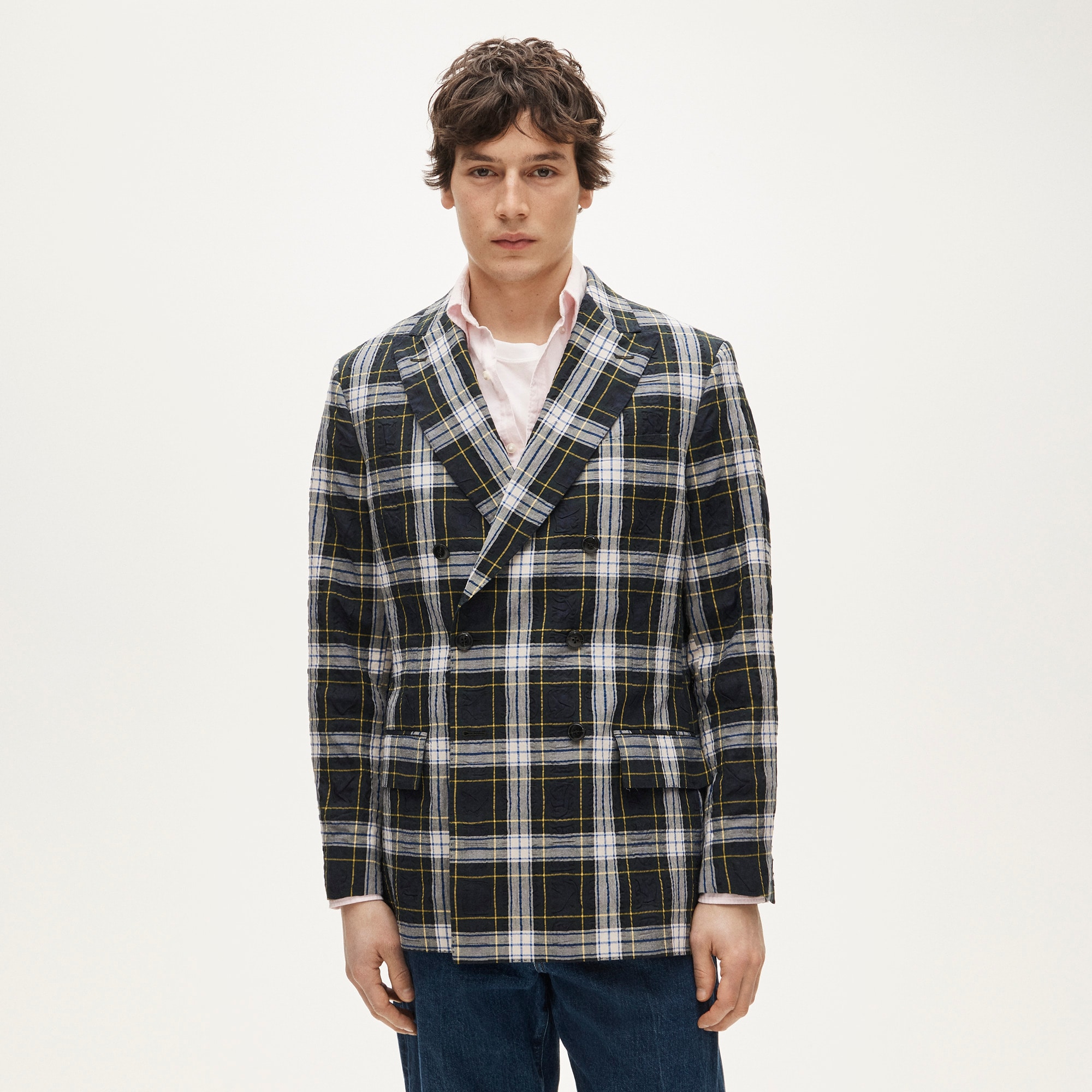 Kenmare Relaxed-fit Suit Jacket In Organic Italian Wool For Men
