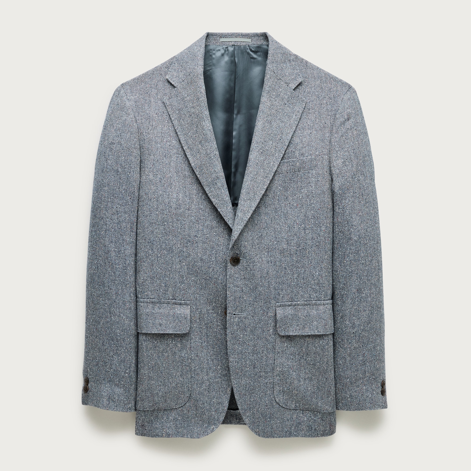 Kenmare Relaxed-fit Blazer In Scottish Linen-wool Blend For Men