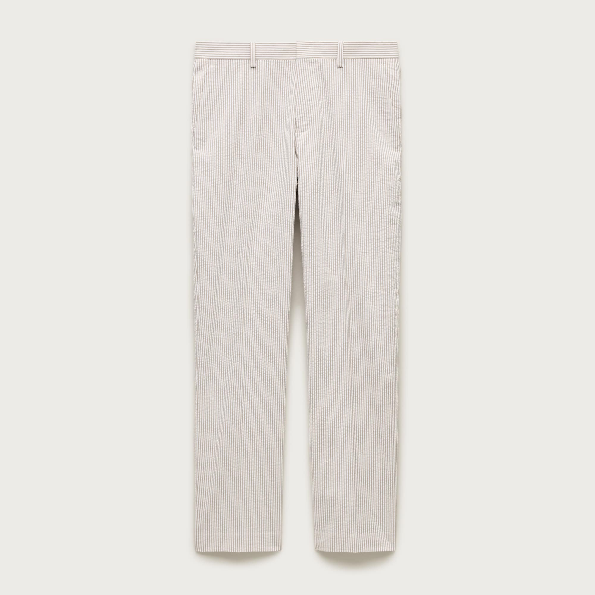 Ludlow Slim-fit suit pant in cotton seersucker
