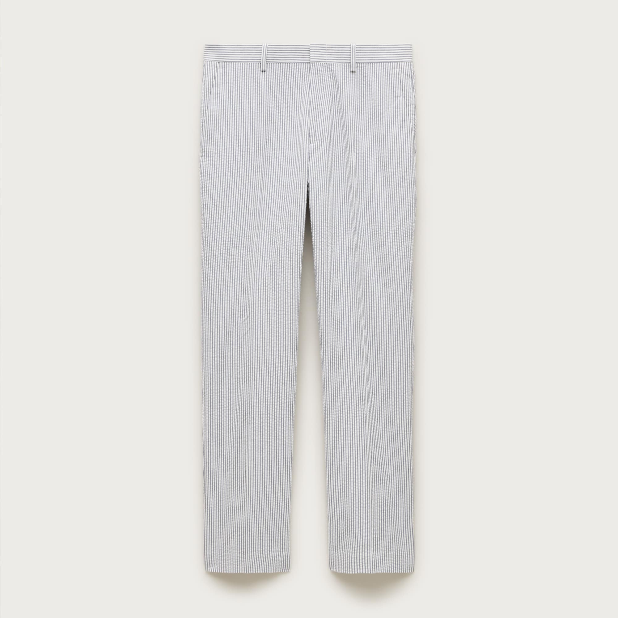 Ludlow Slim-fit suit pant in cotton seersucker