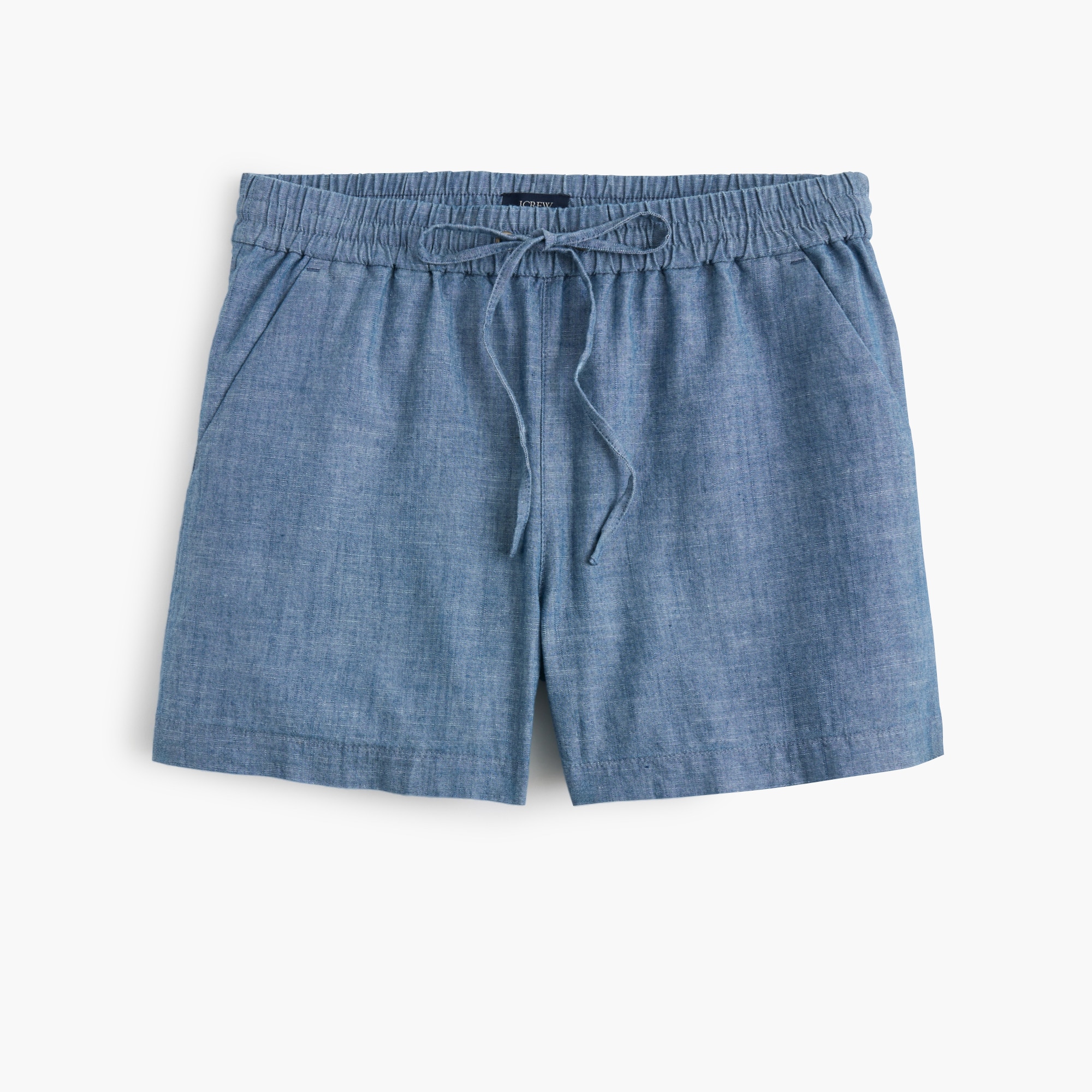Chambray drawstring short