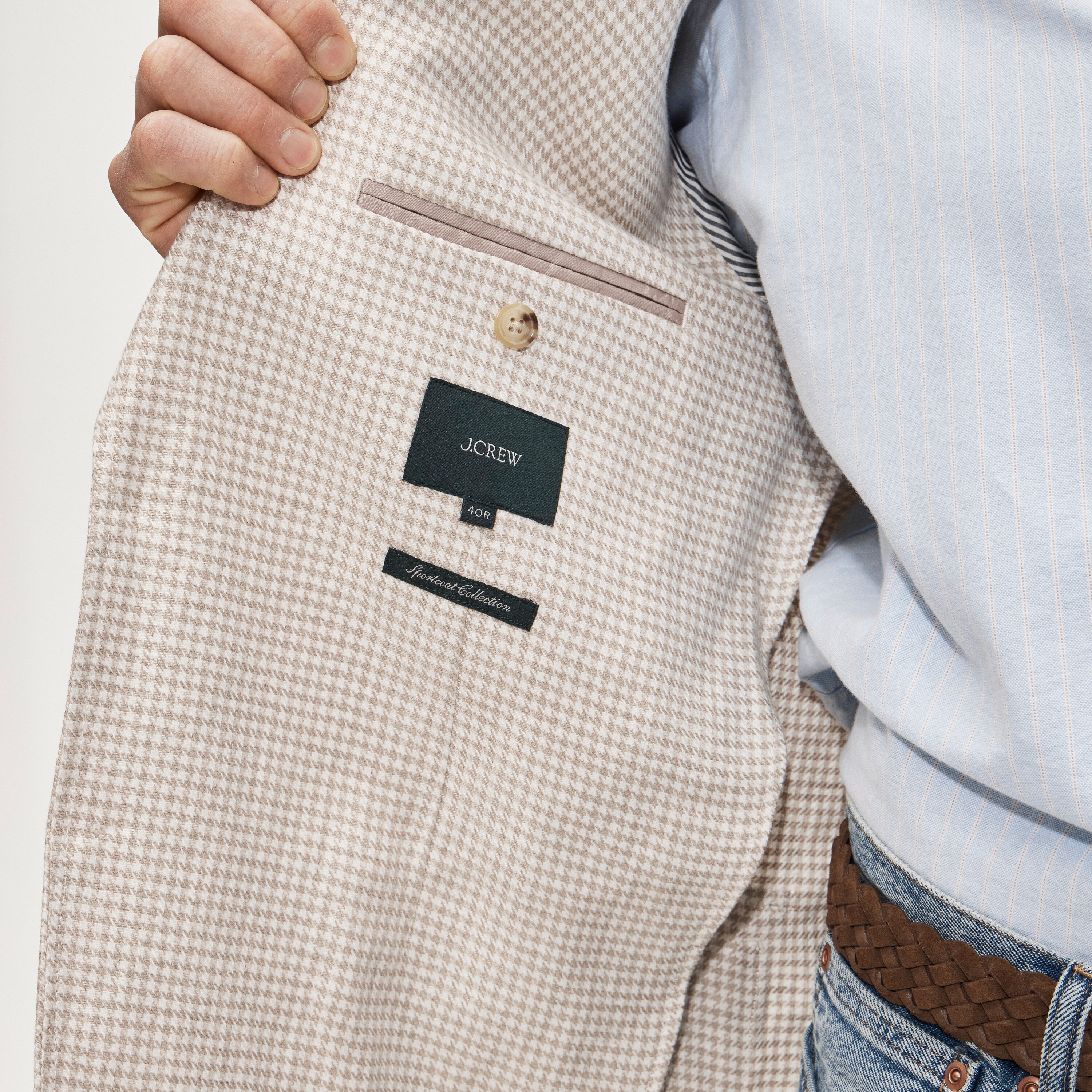 Sportcoat in linen twill