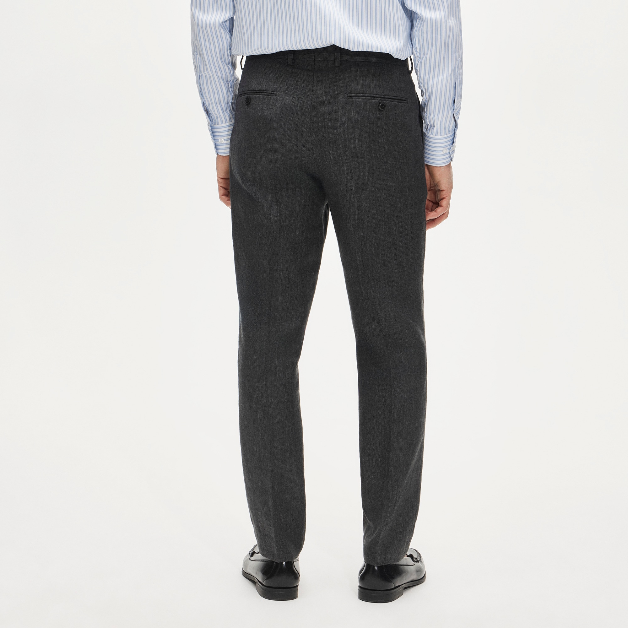Ludlow Slim-fit suit pant in English wool-linen blend