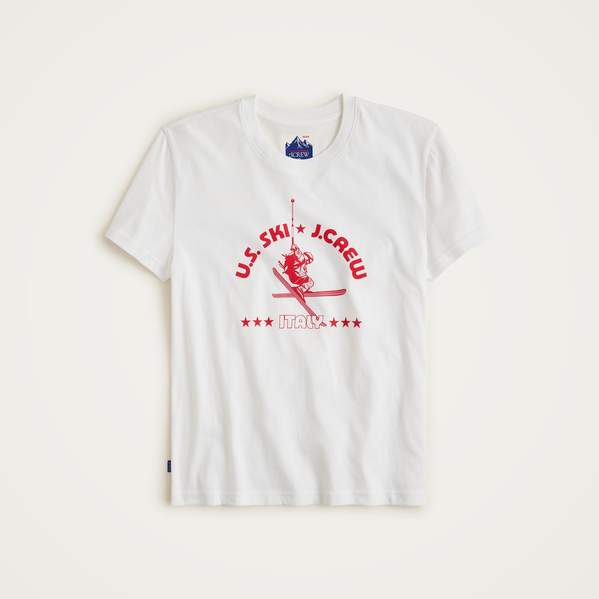 womens U.S. Ski &amp; Snowboard by J.Crew classic-fit graphic T-shirt in vintage jersey