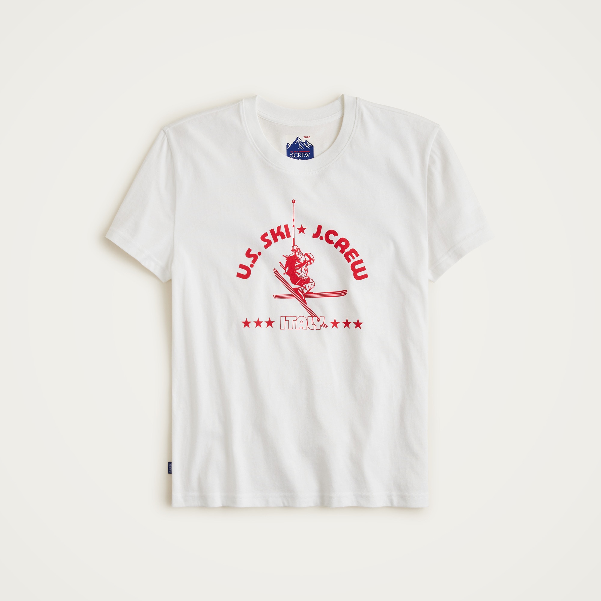 womens U.S. Ski &amp; Snowboard by J.Crew classic-fit graphic T-shirt in vintage jersey