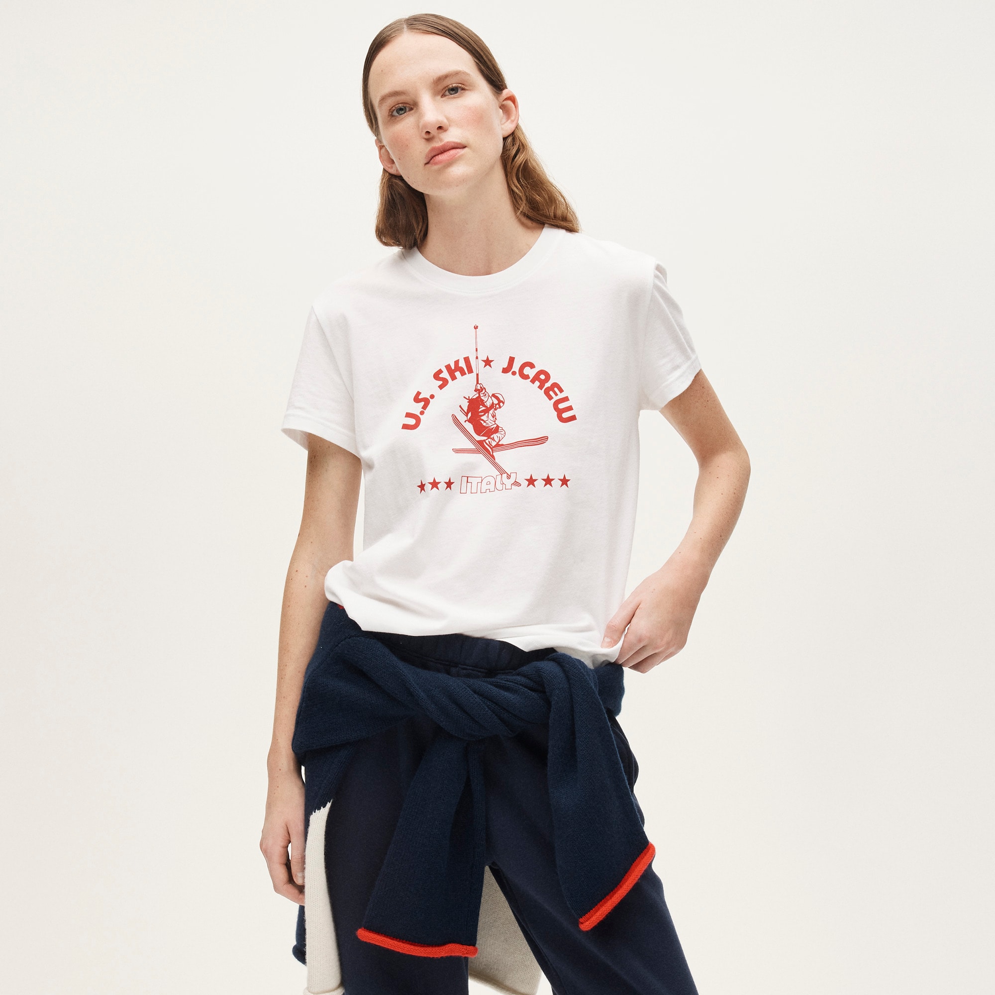  U.S. Ski &amp; Snowboard by J.Crew classic-fit graphic T-shirt in vintage jersey
