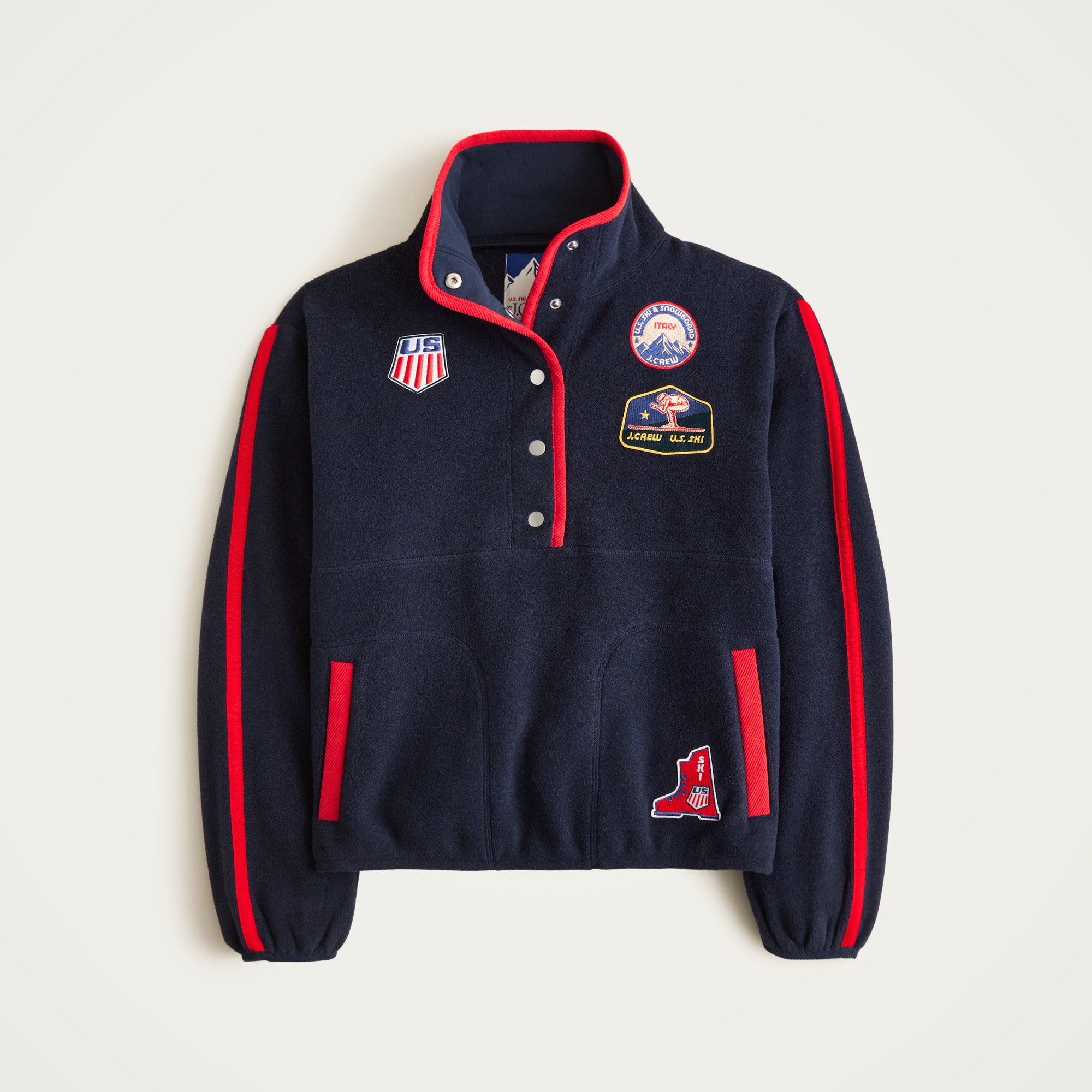 U.S. Ski & Snowboard by J.Crew warm-up fleece pullover