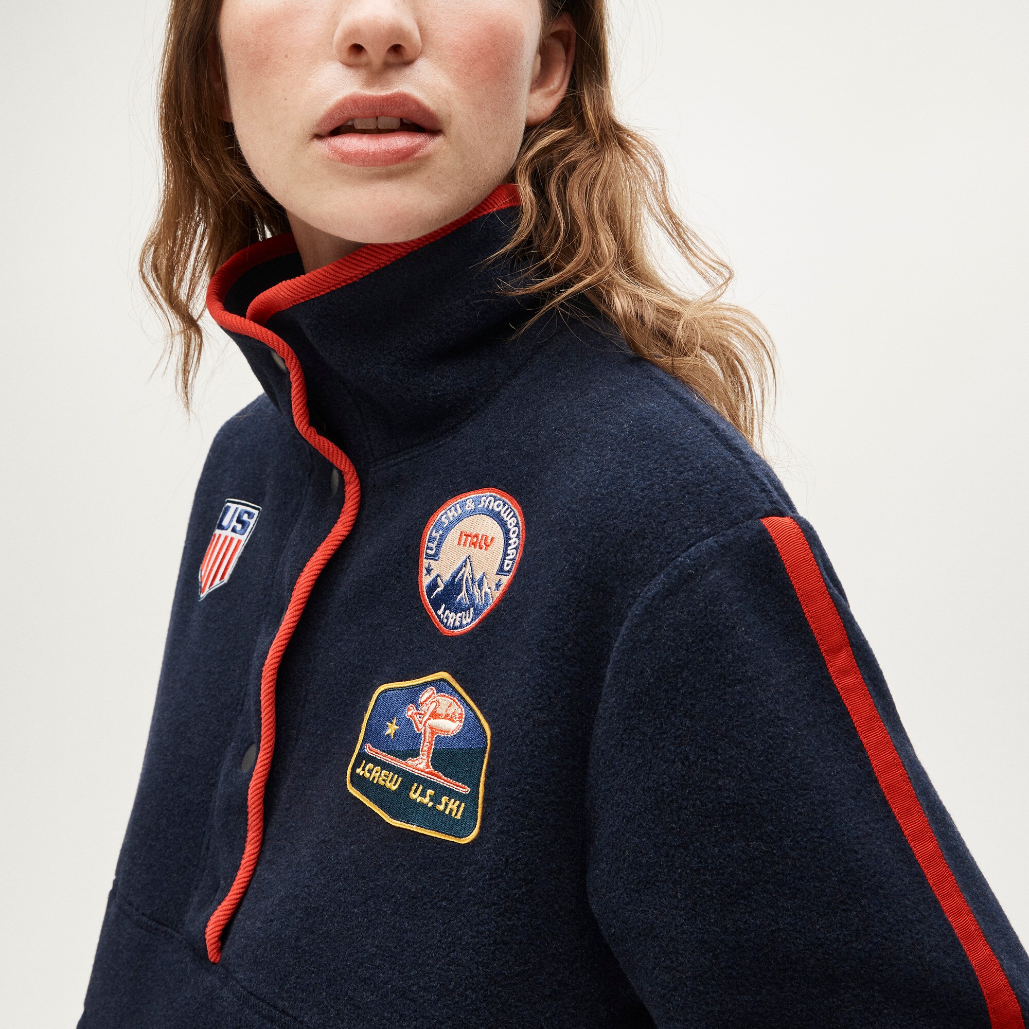 U.S. Ski & Snowboard by J.Crew warm-up fleece pullover