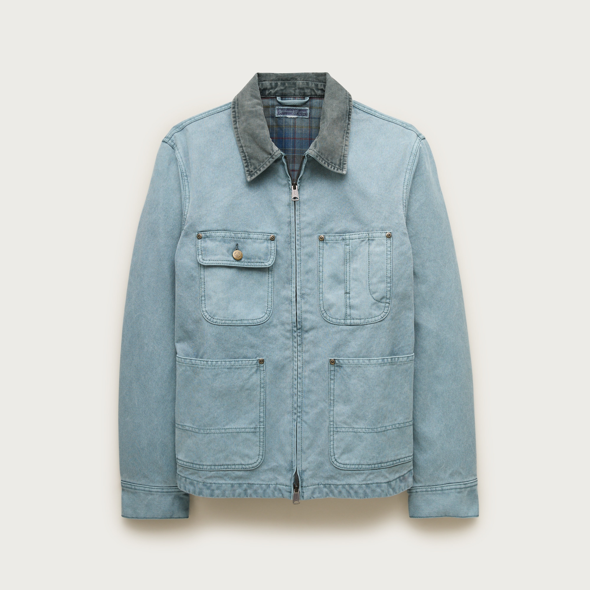 Wallace & Barnes Zip-front Chore Jacket For Men | J.Crew