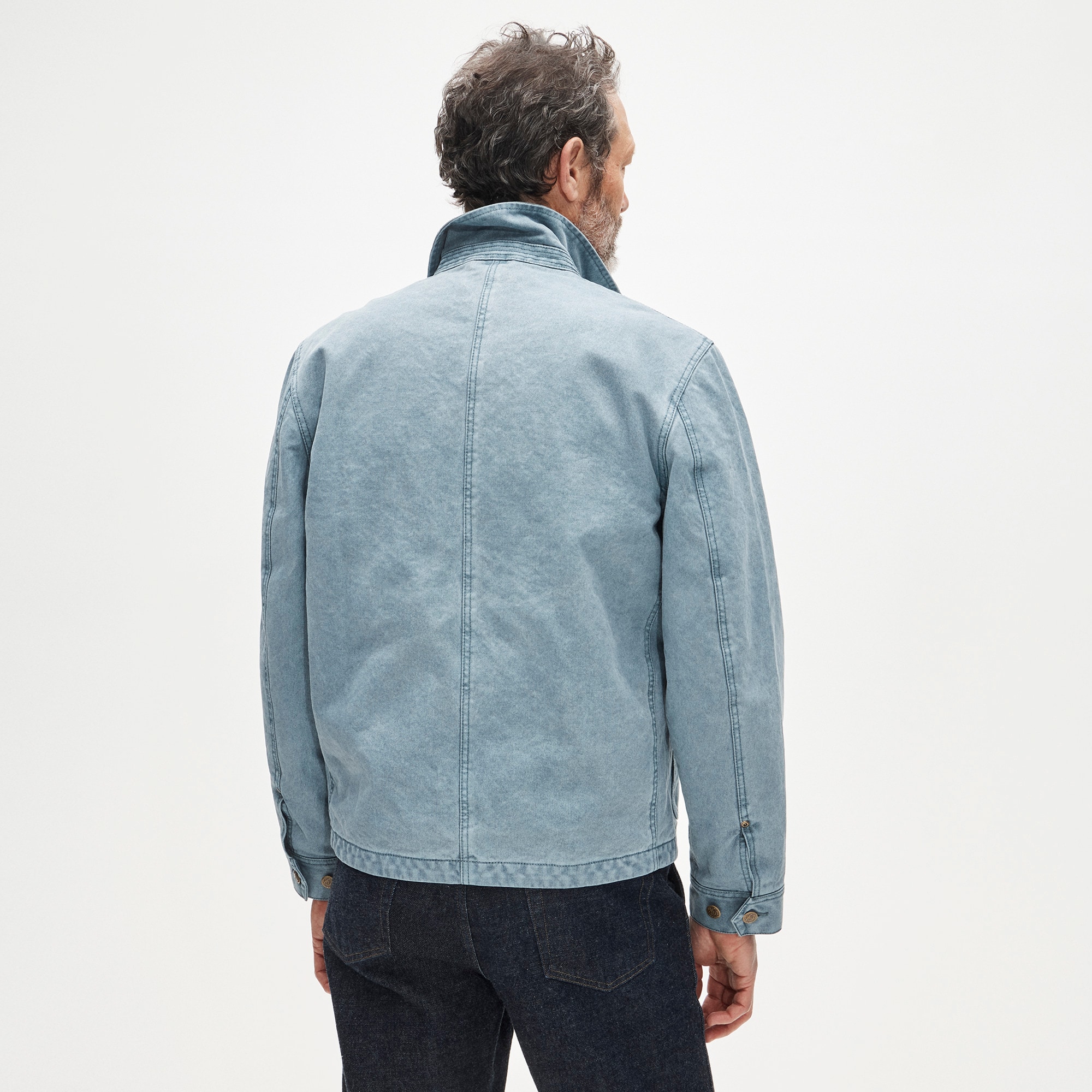 Wallace & Barnes Zip-front Chore Jacket For Men | J.Crew