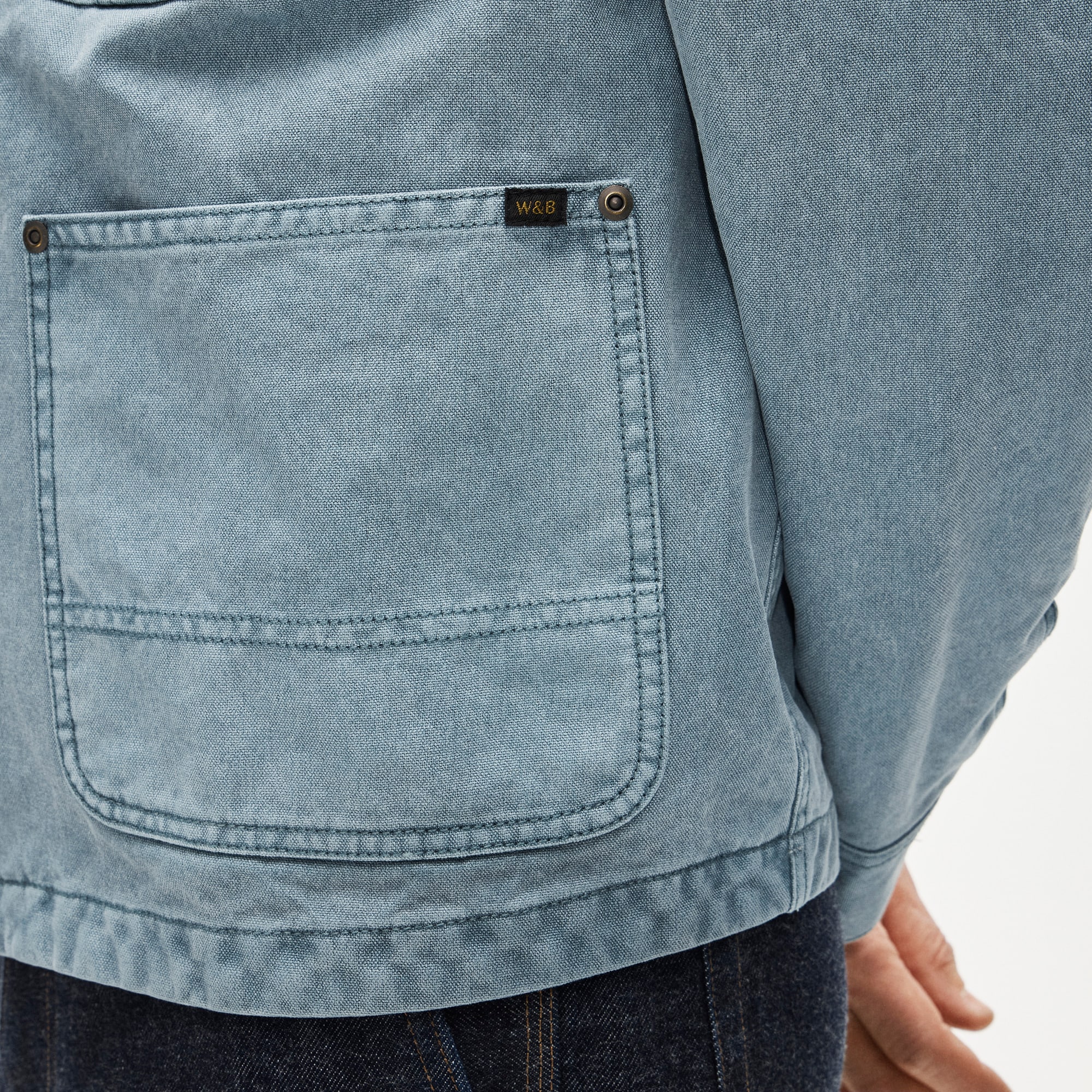Wallace & Barnes zip-front chore jacket