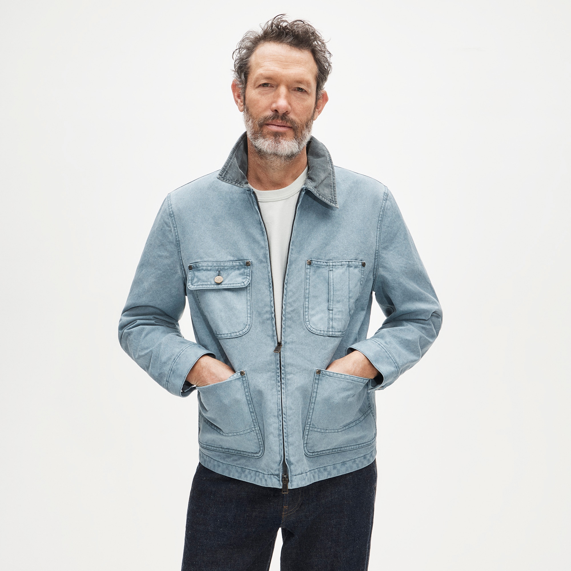 Wallace & Barnes Zip-front Chore Jacket For Men | J.Crew