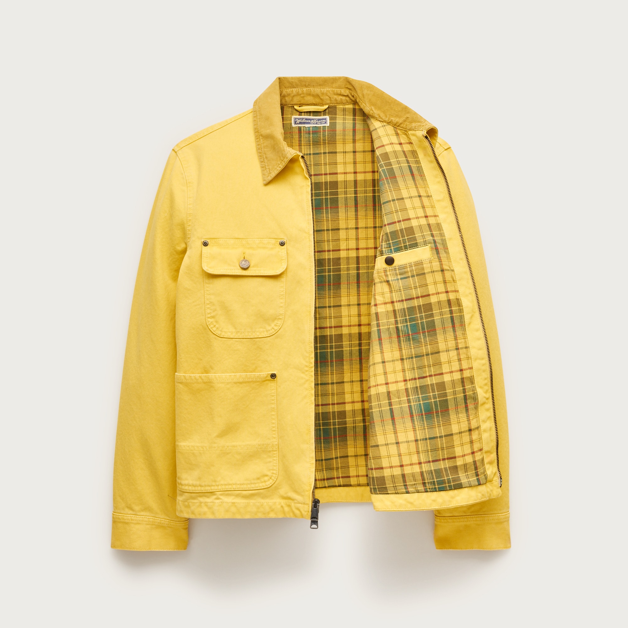 Wallace & Barnes Zip-front Chore Jacket For Men | J.Crew