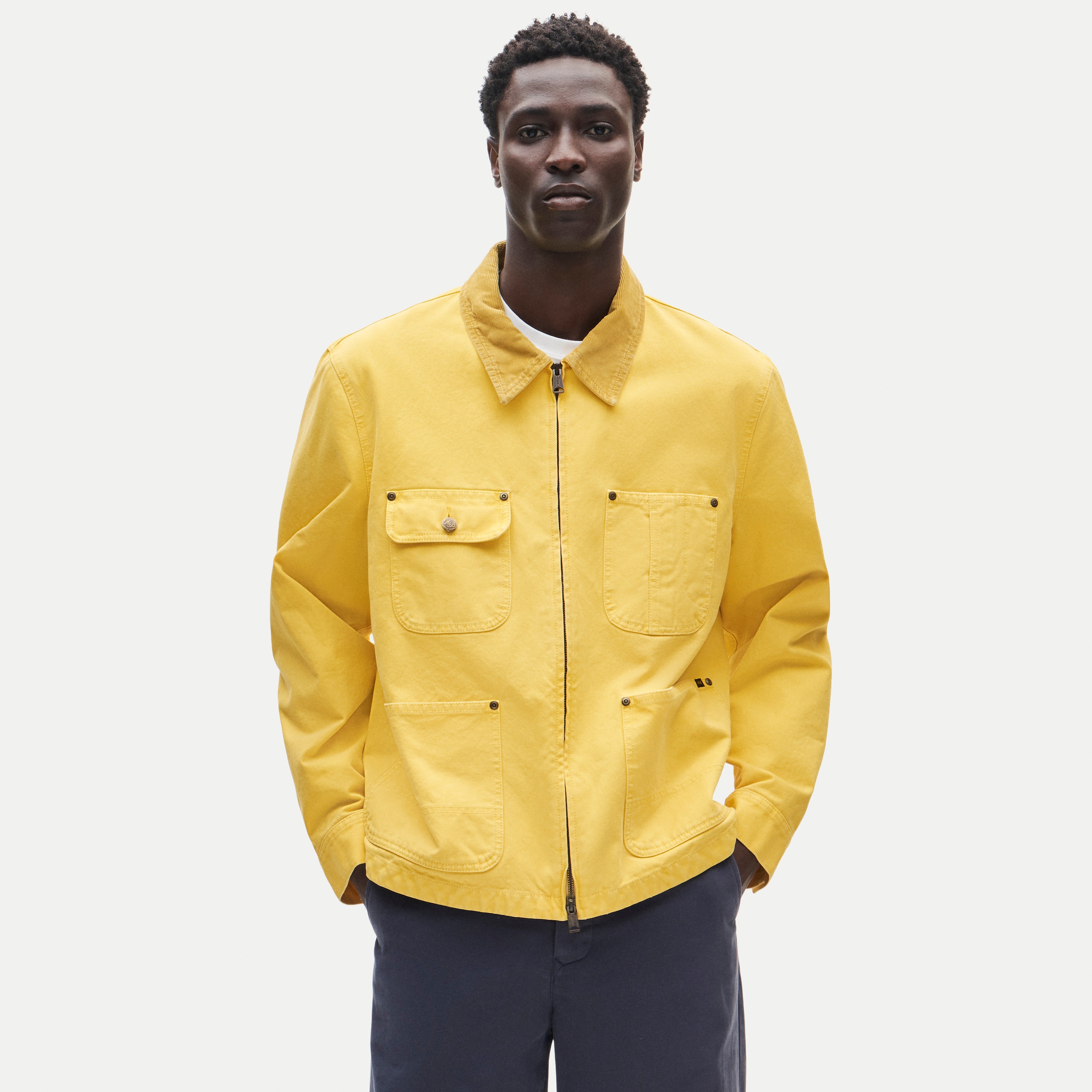 Wallace & Barnes zip-front chore jacket