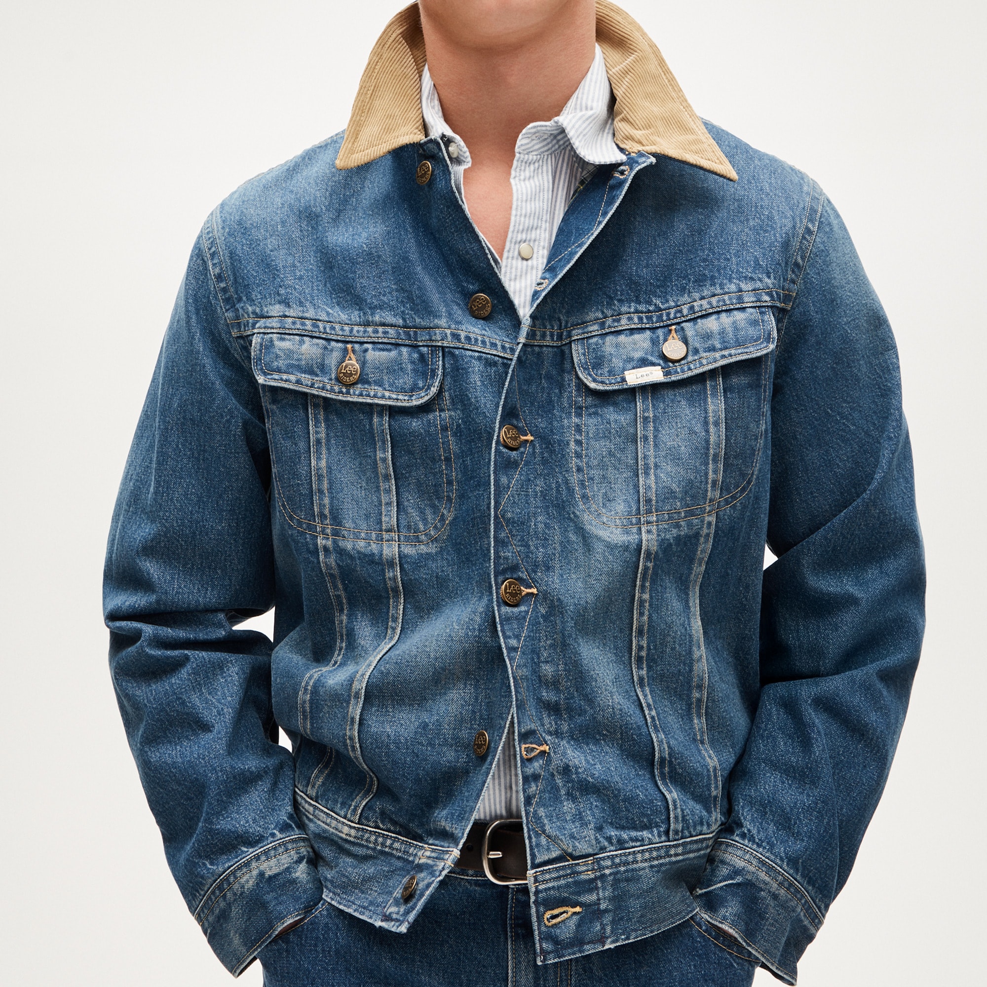 Men's Lee® X J.Crew Storm Rider® Denim Jacket For Men | J.Crew