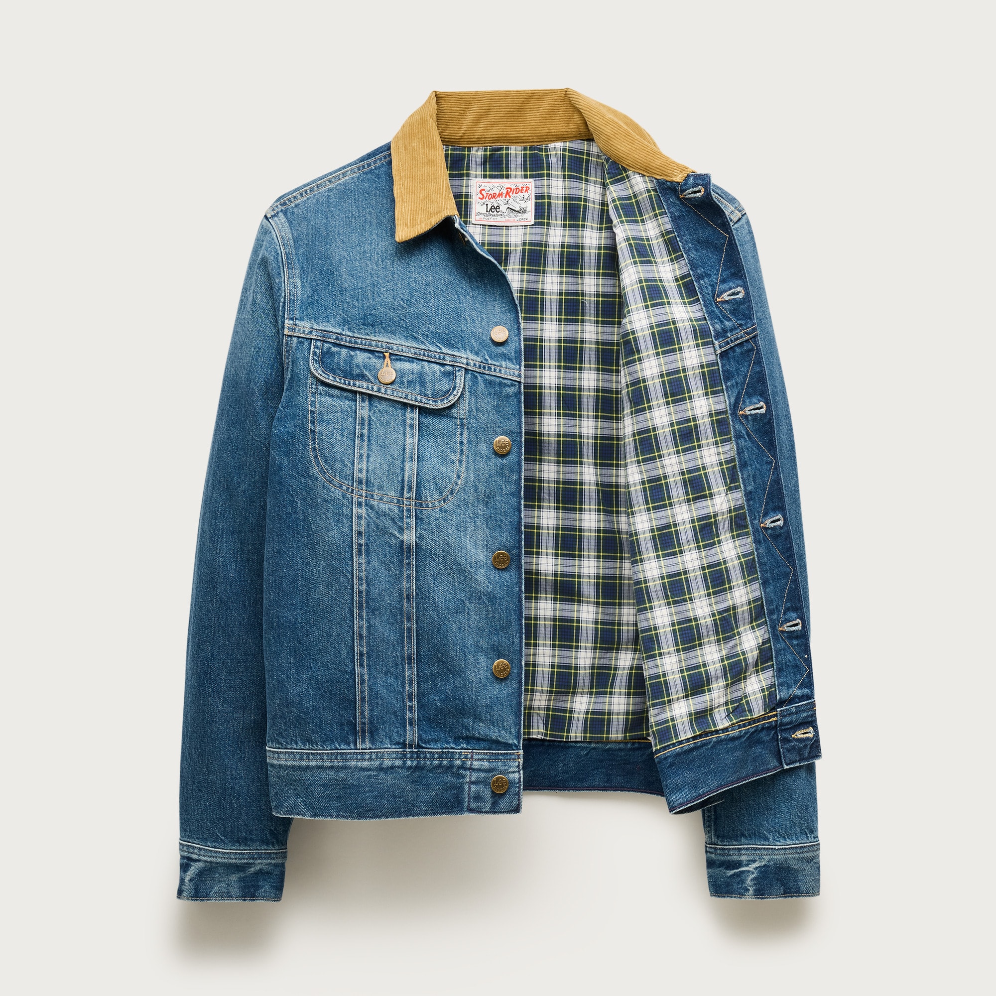 Men's Lee® X J.Crew Storm Rider® Denim Jacket For Men | J.Crew