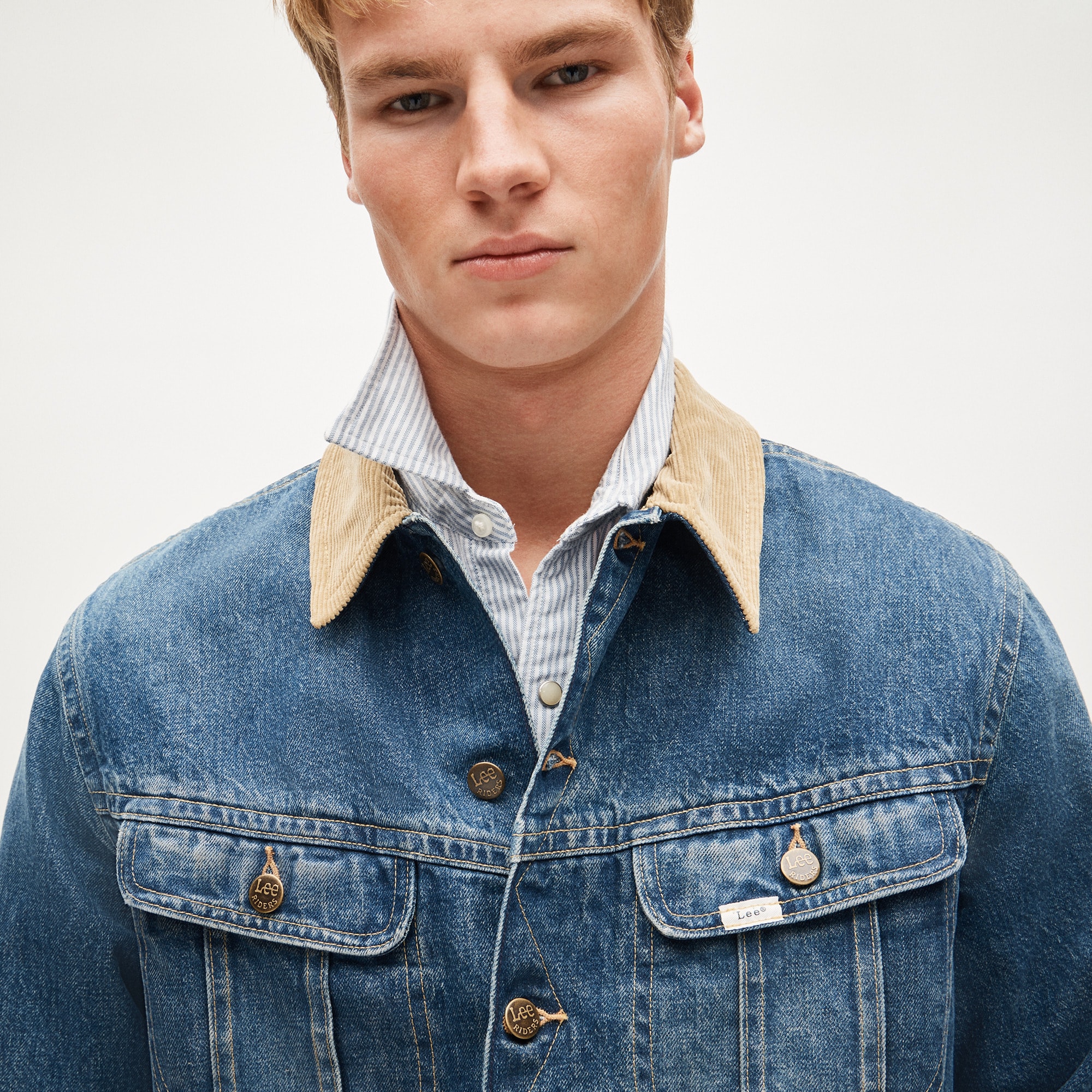 Men's Lee® X J.Crew Storm Rider® Denim Jacket For Men | J.Crew