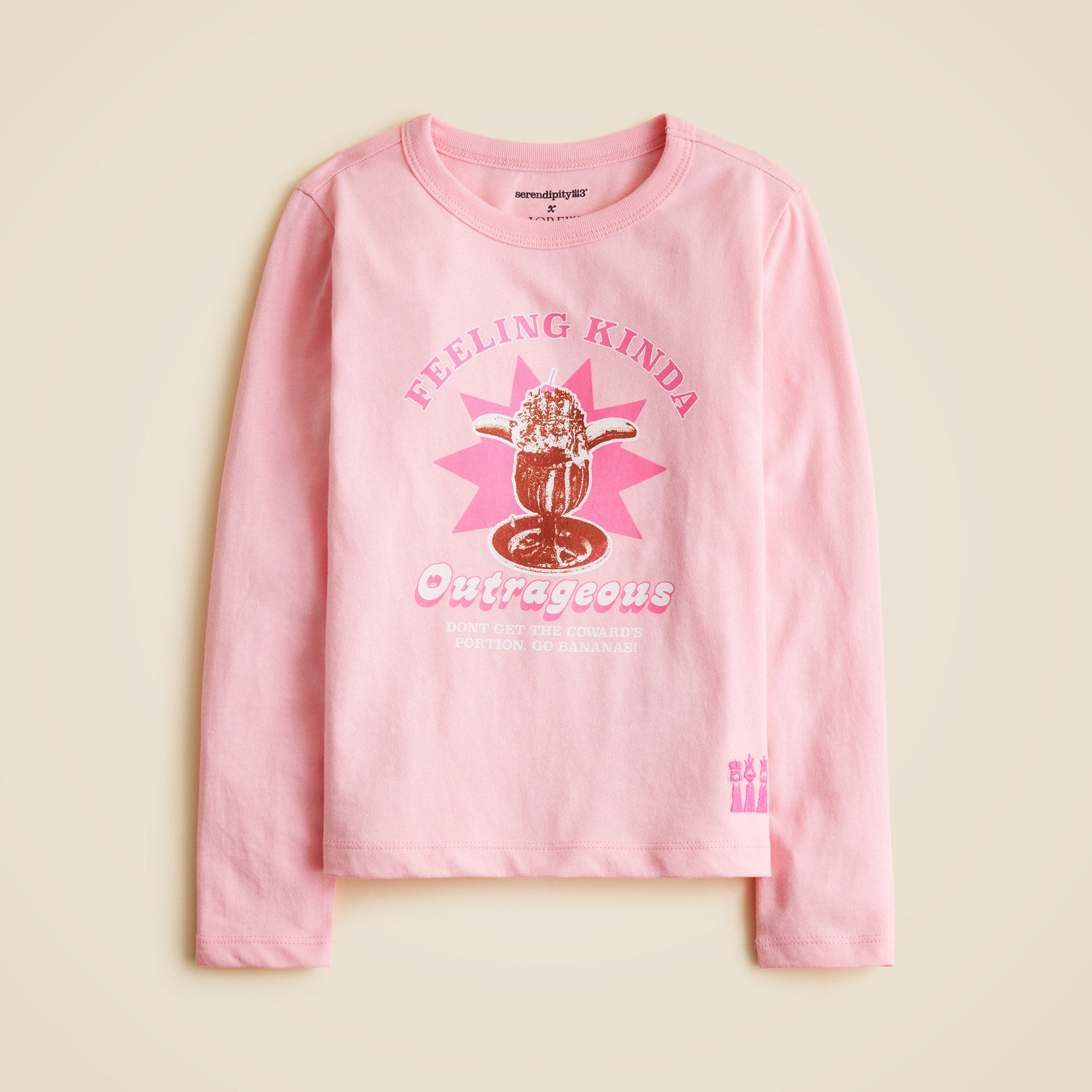 Serendipity 3® X Crewcuts Outrageous banana split graphic T-shirt