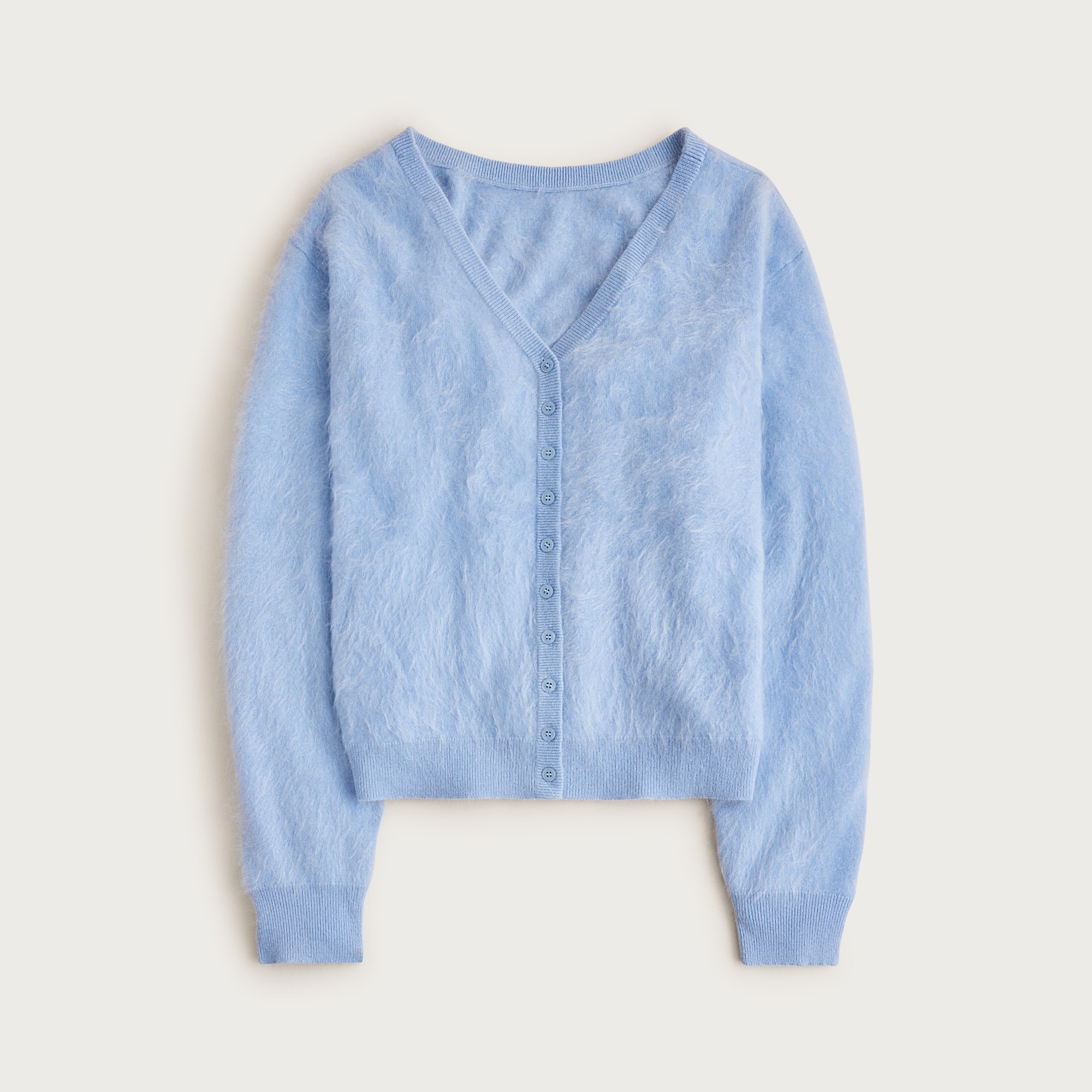 Drawer*20AW 9Gウールカシミヤアゼニット 2 くすみブルー Othello Cardigan - Sea Green - Alpaca - Sézane