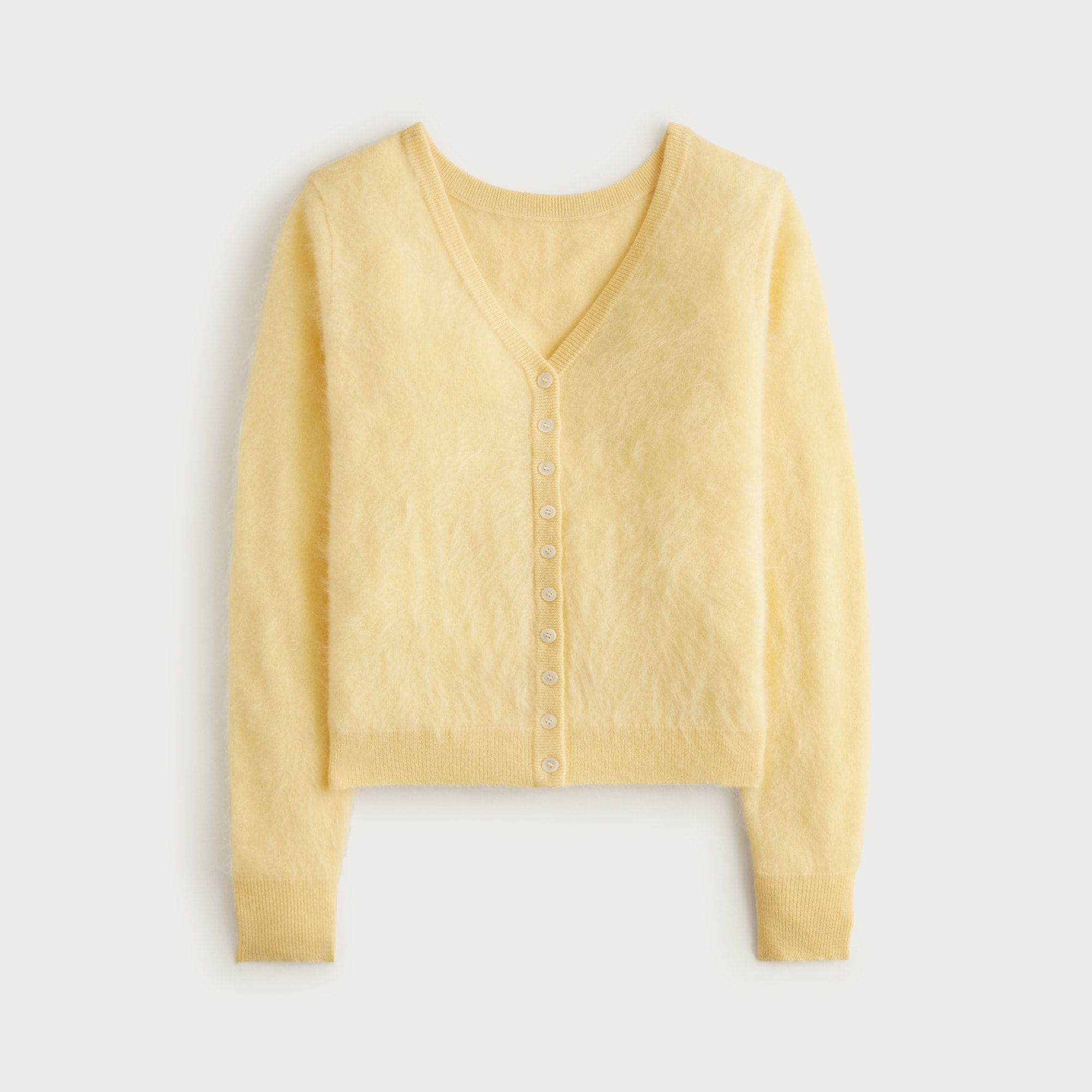 Brushed cashmere relaxed-fit reversible cardigan
