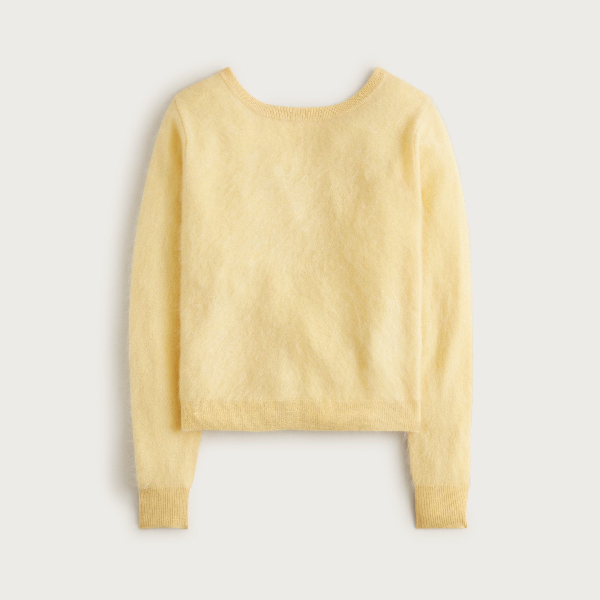 Brushed cashmere relaxed-fit reversible cardigan