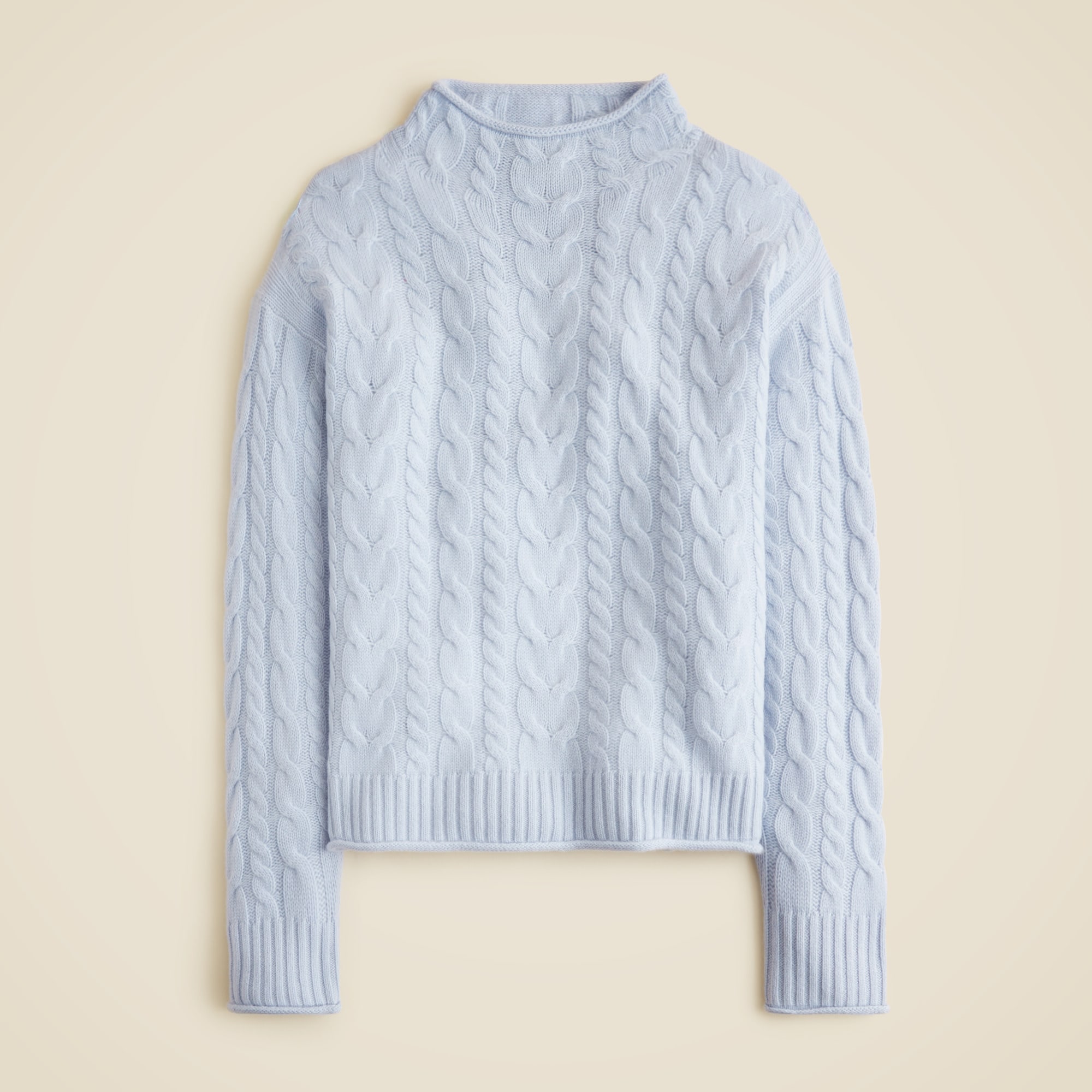 Cashmere cable-knit 2025 Rollneck™ sweater