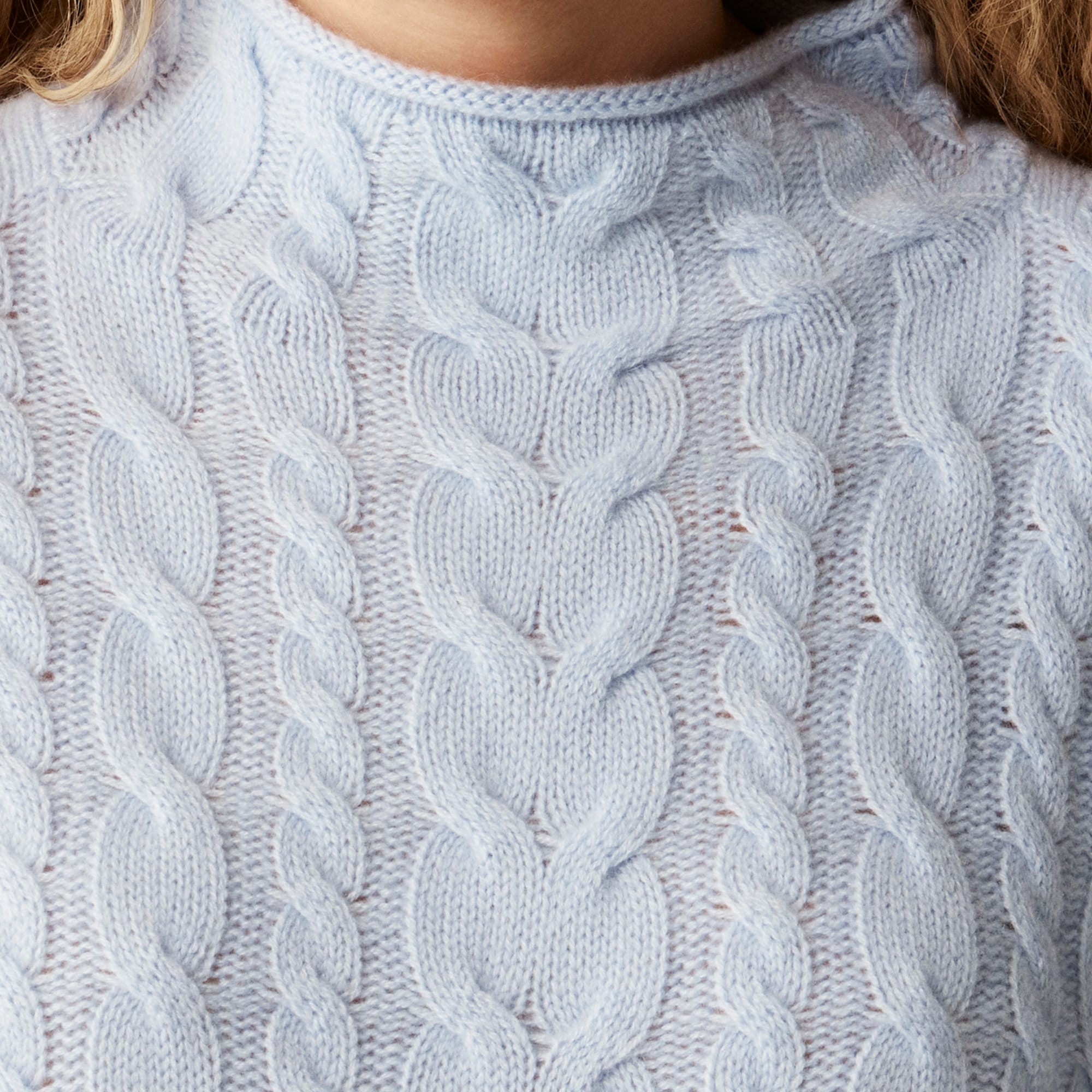 Cashmere cable-knit 2025 Rollneck™ sweater