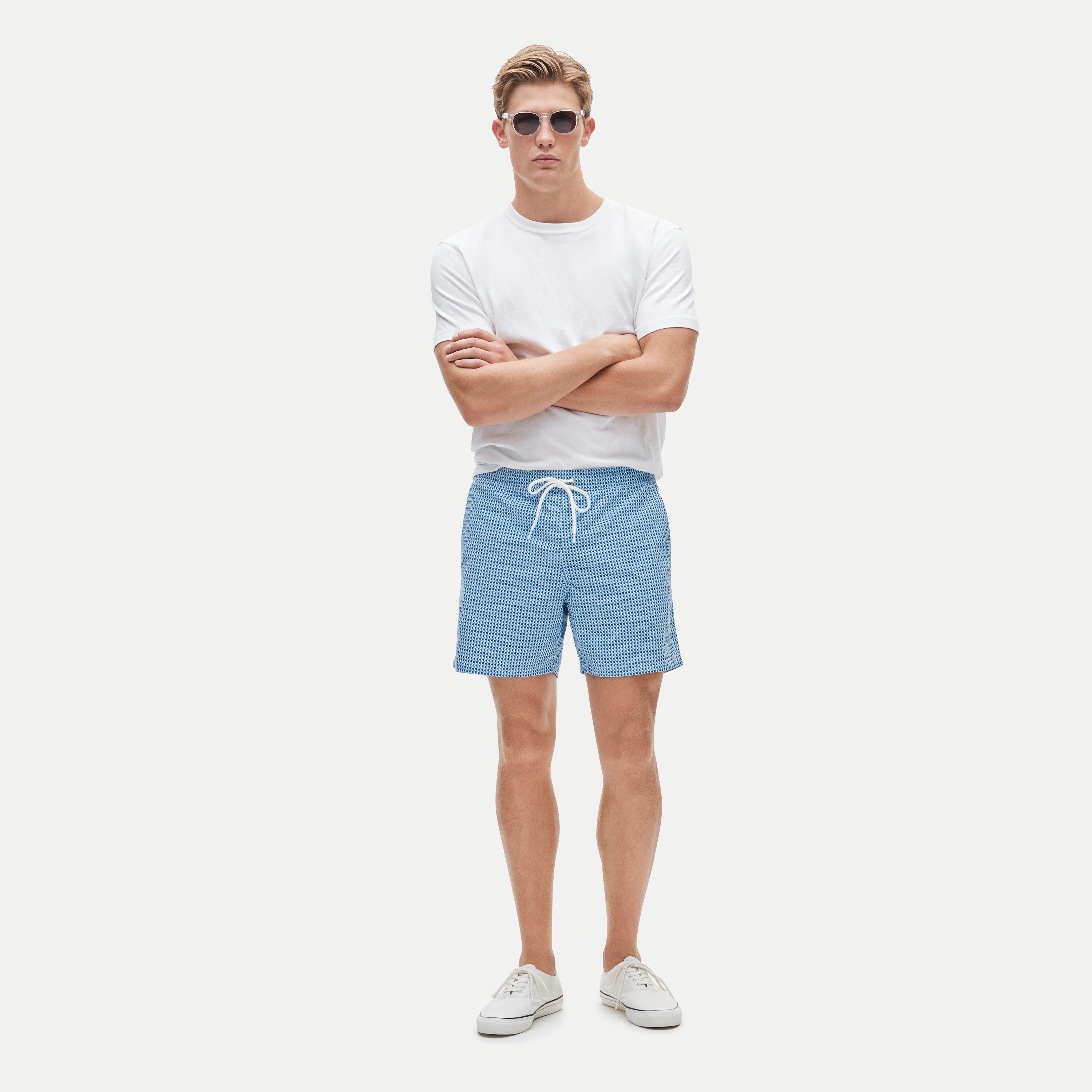 6" stretch swim trunk with ECONYL® nylon