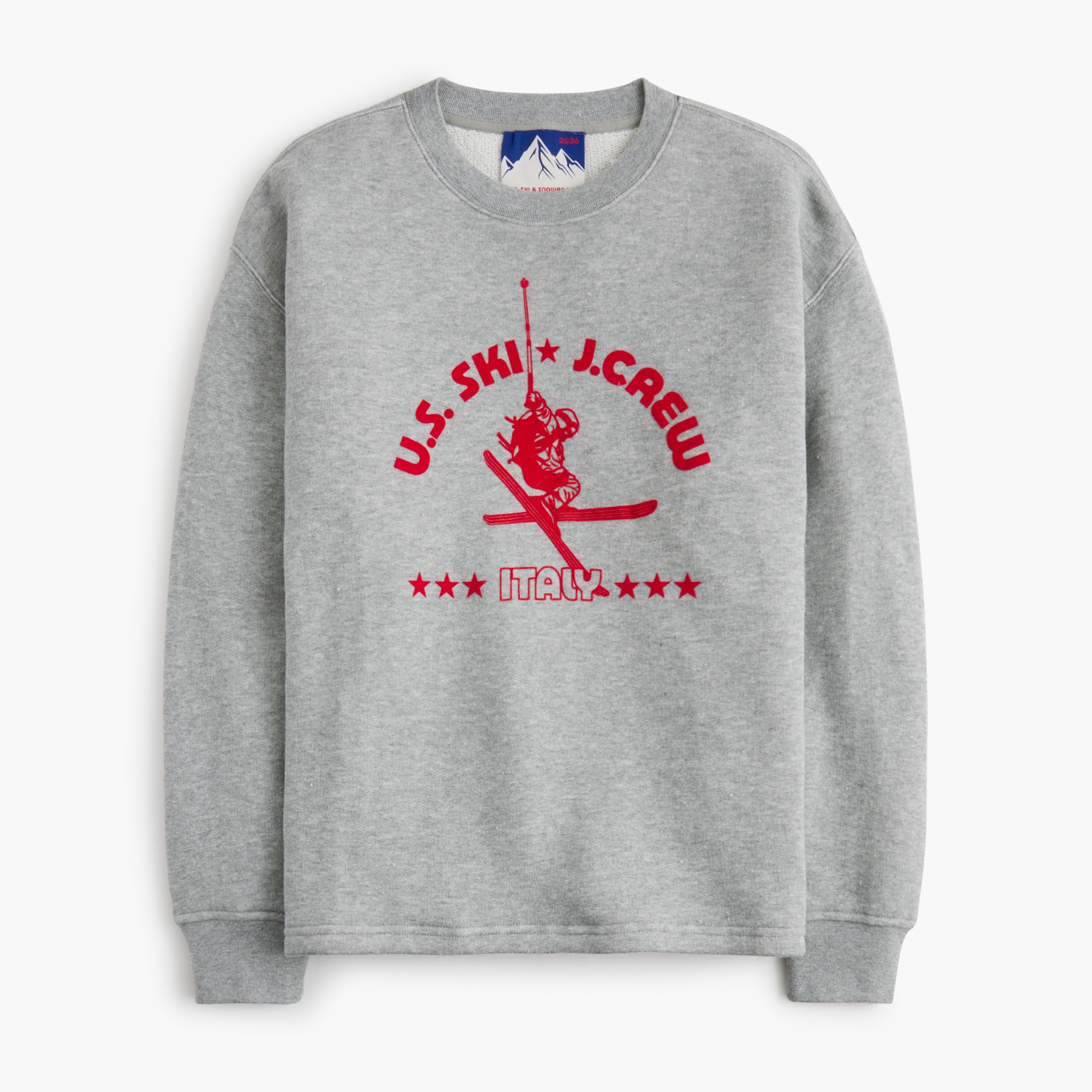 U.S. Ski & Snowboard By J.Crew Heritage Terry Graphic Crewneck