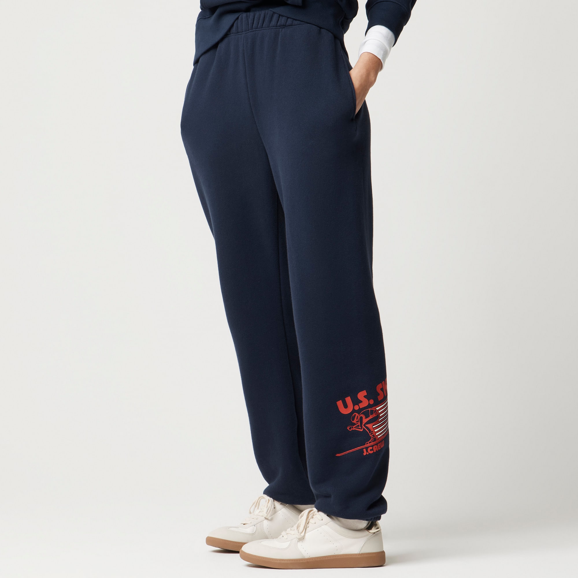 womens U.S. Ski &amp; Snowboard by J.Crew heritage terry graphic jogger pant