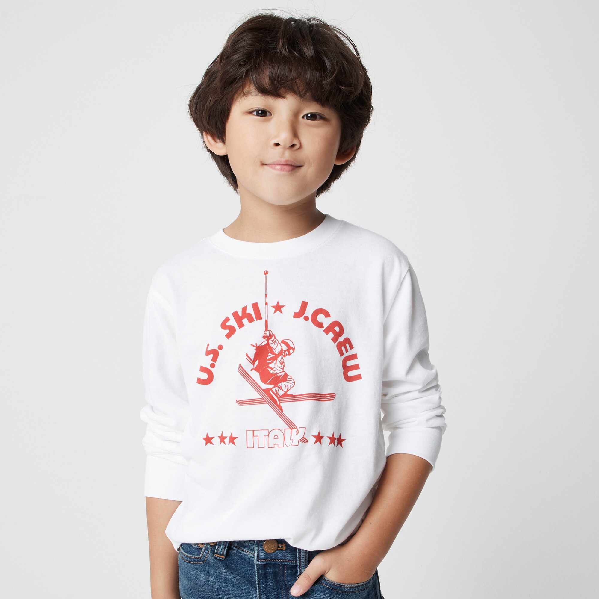 boys U.S. Ski &amp; Snowboard by J.Crew long-sleeve graphic T-shirt