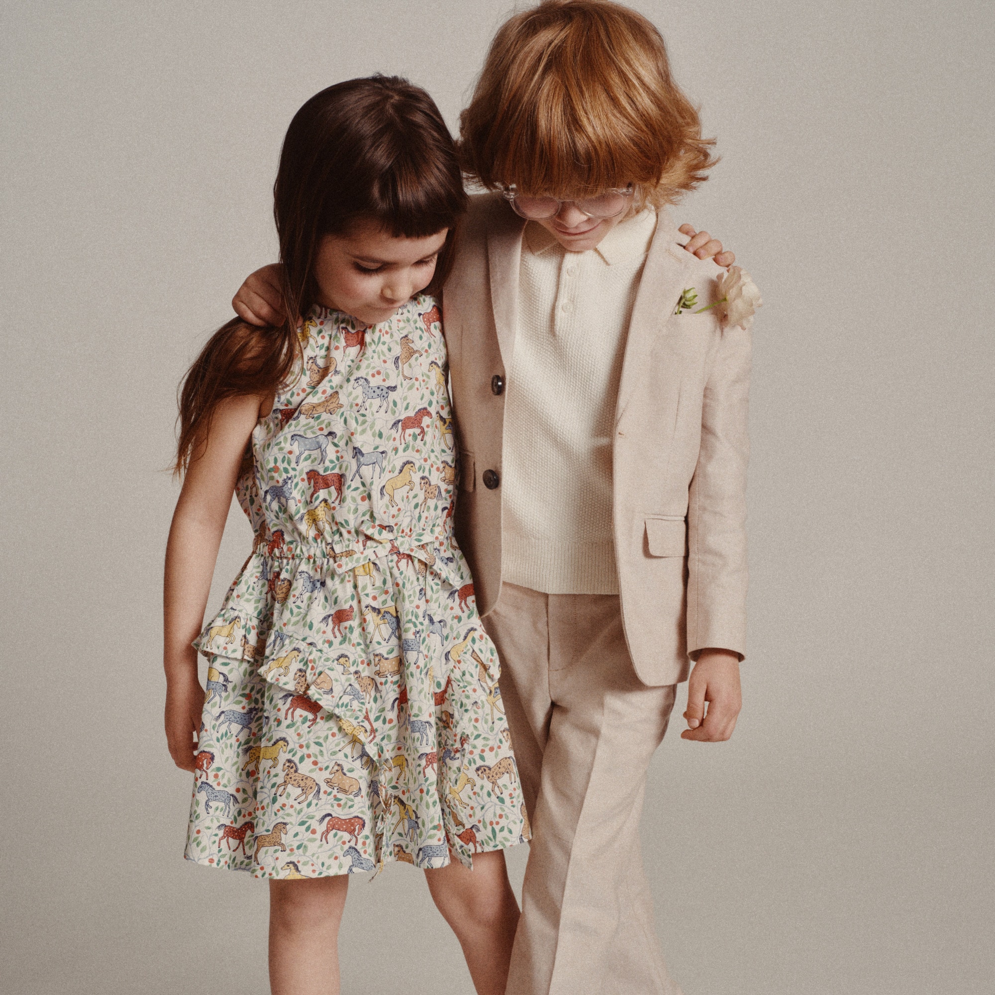 Boys' Ludlow suit jacket in oxford cloth