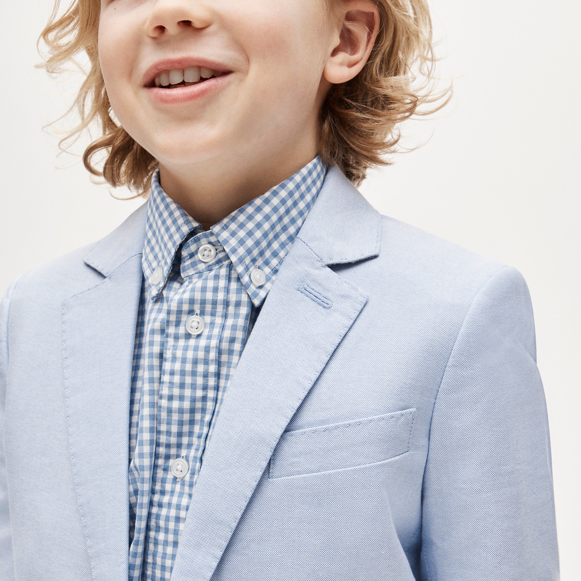 Boys' Ludlow suit jacket in oxford cloth