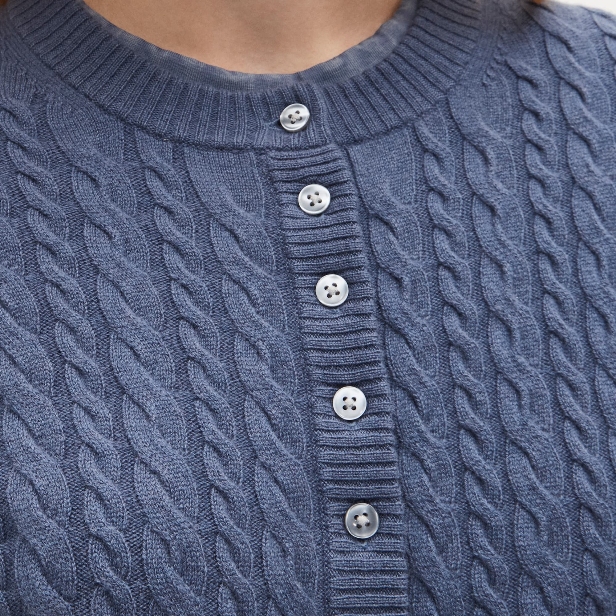 Perfect cashmere cable-knit cardigan