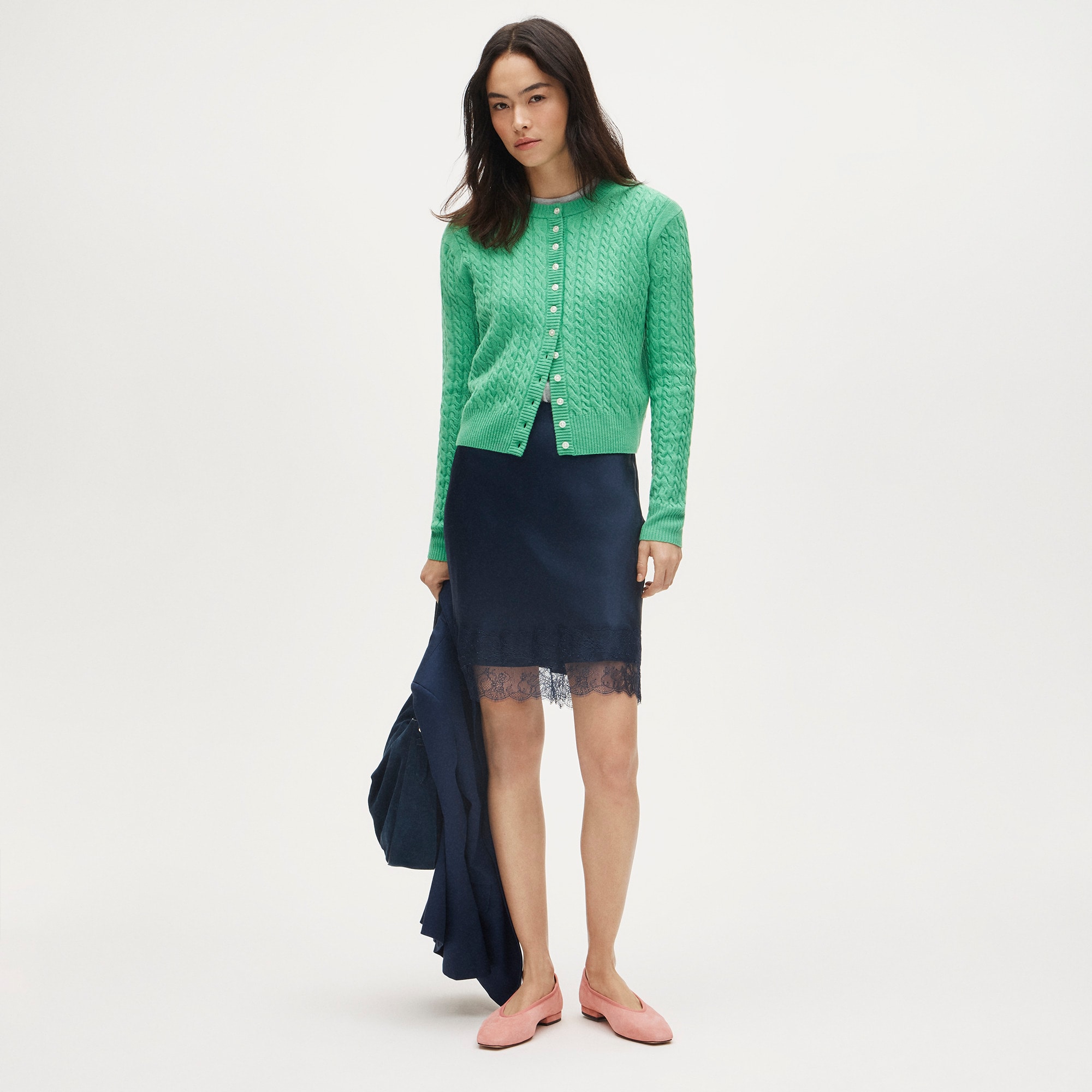 Perfect cashmere cable-knit cardigan - image 4