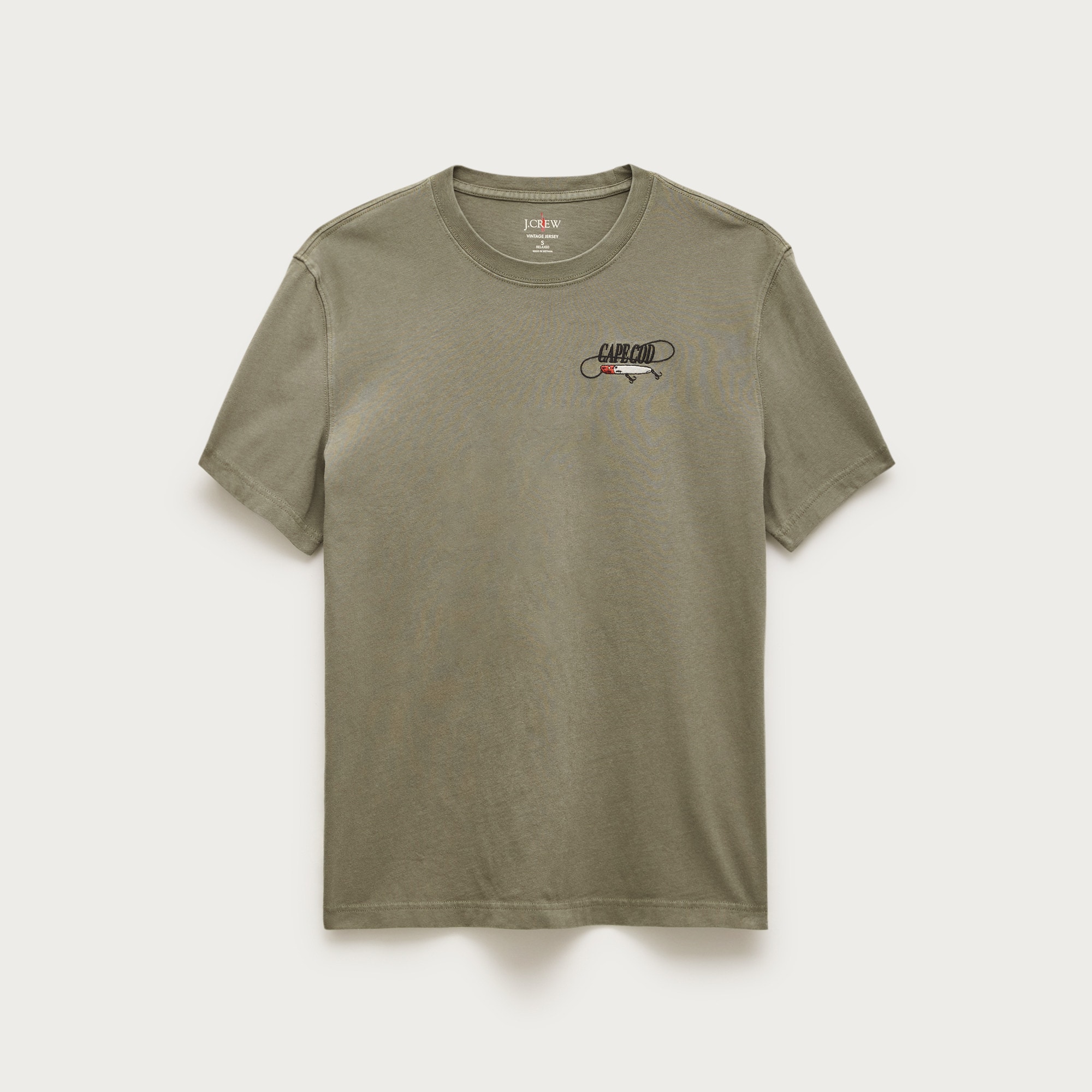 Vintage-wash cotton graphic T-shirt