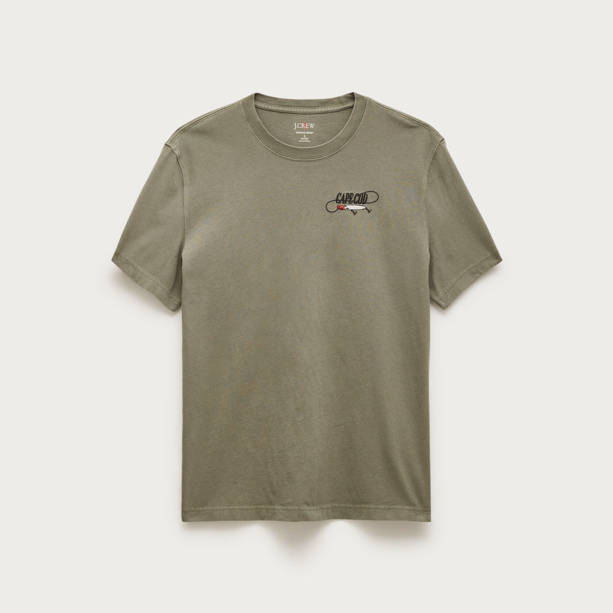 Vintage-wash cotton graphic T-shirt