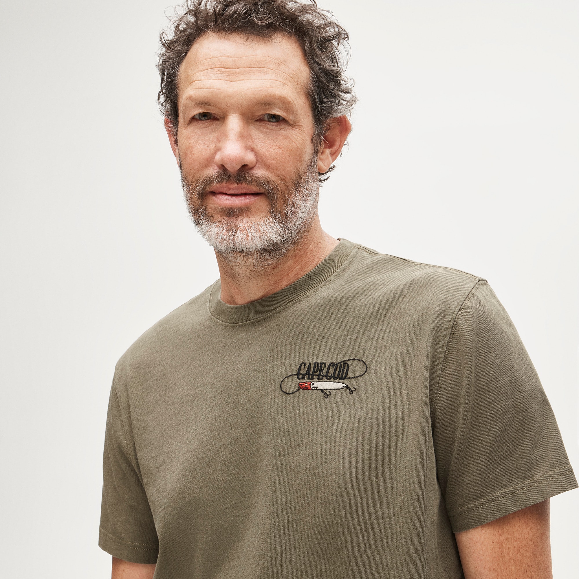 Vintage-wash cotton graphic T-shirt