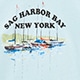 Vintage-wash cotton graphic T-shirt SAG HARBOR BLUE HERON