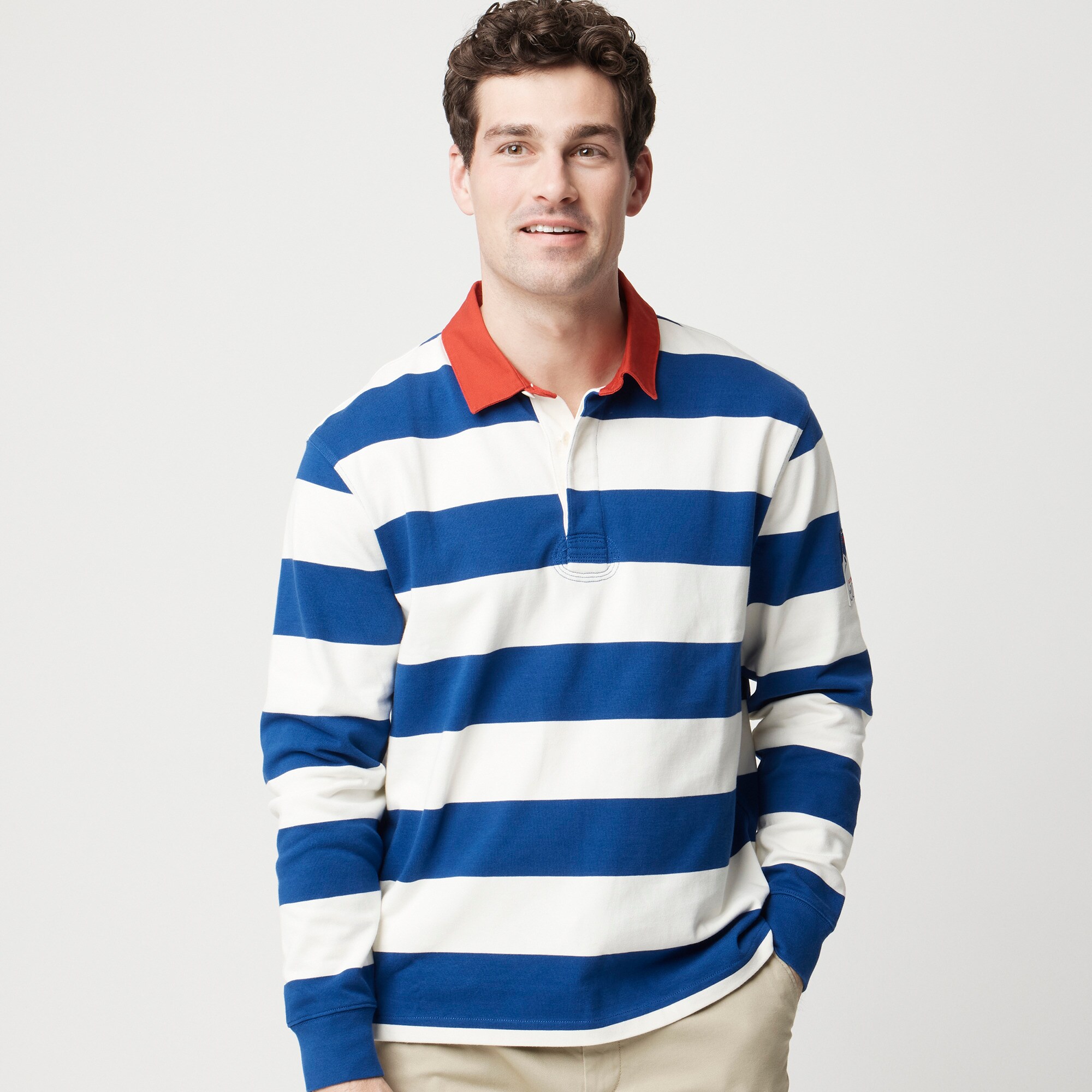 U.S. Ski & Snowboard By J.Crew Rugby Shirt In Stripe For Men | Factory